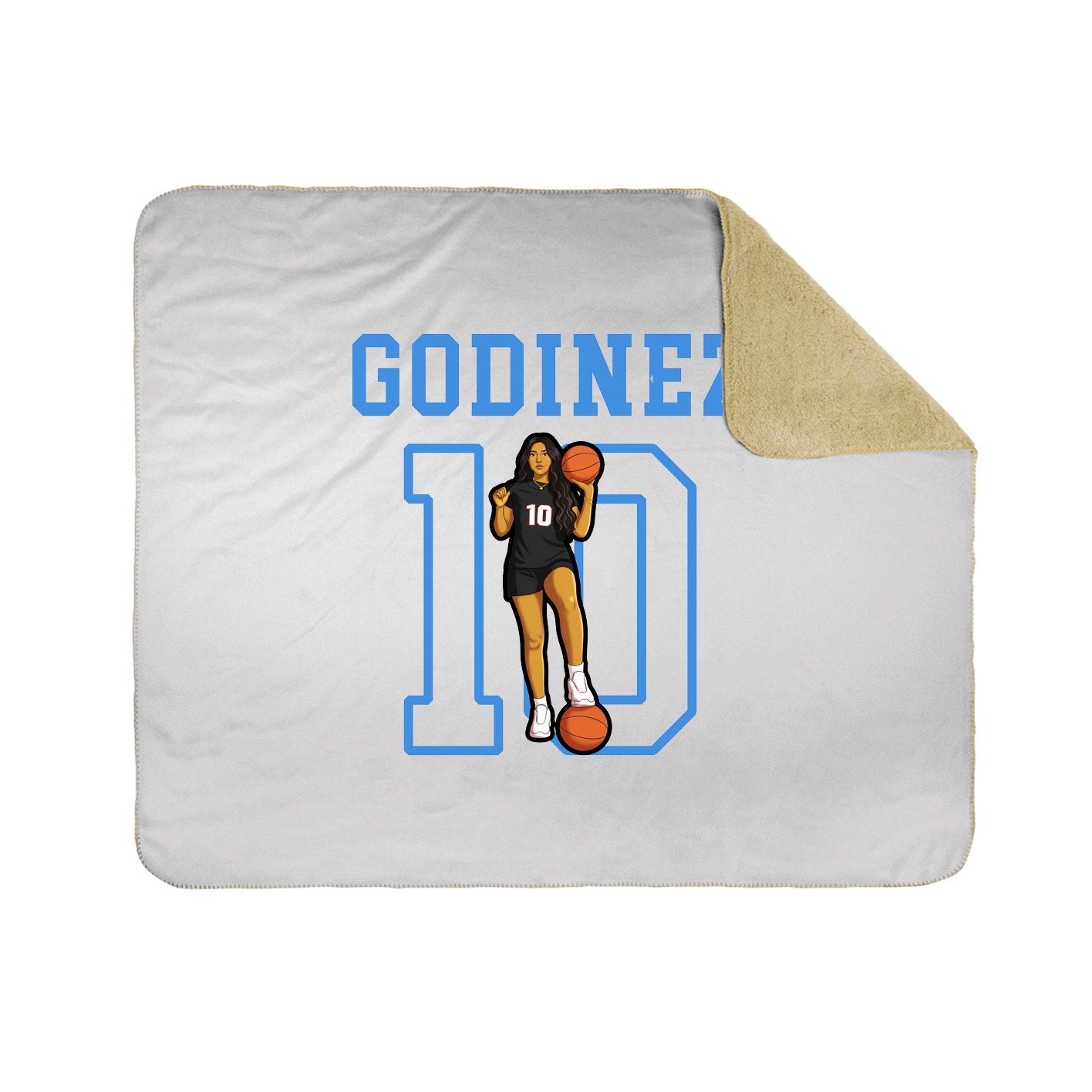 Throw Blanket — Shirsey in White