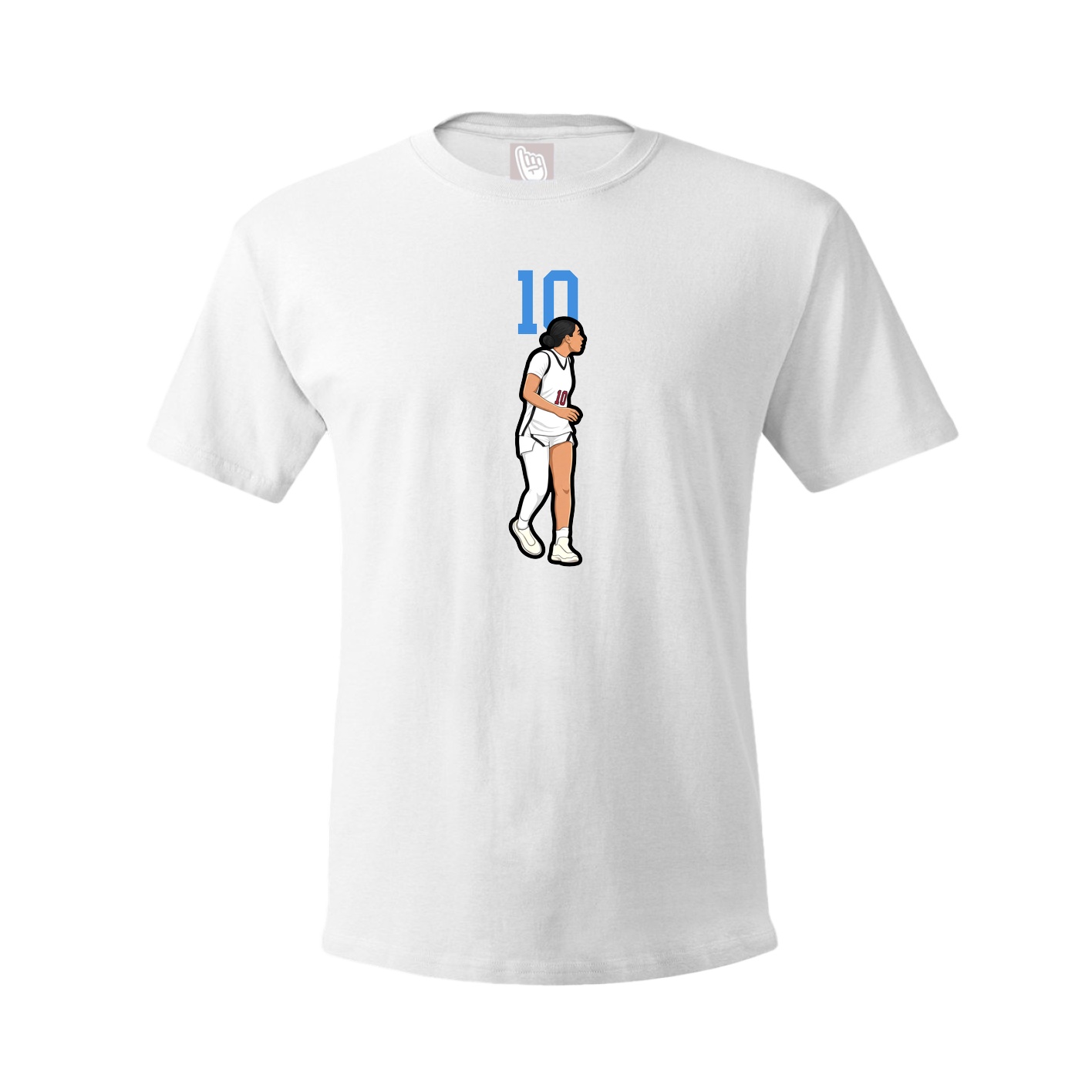 Tee — Number Top in White