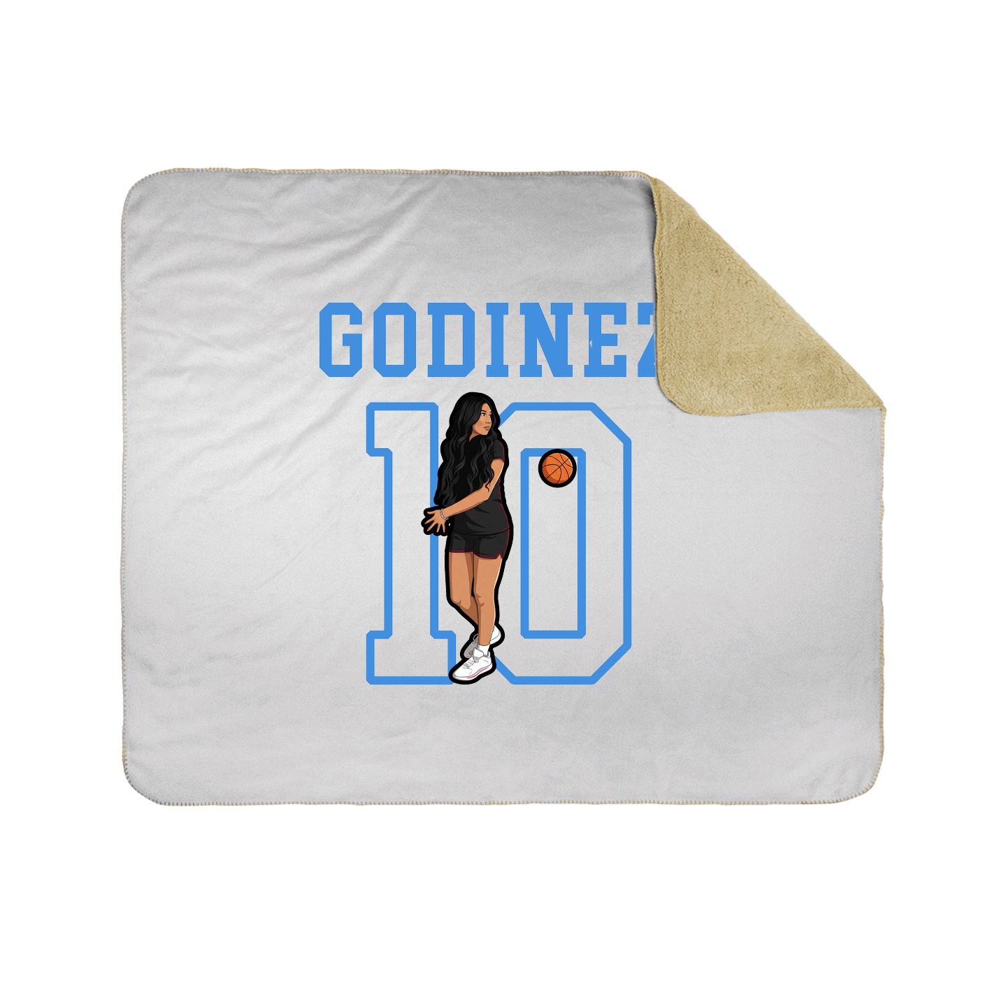 Throw Blanket — Shirsey in White