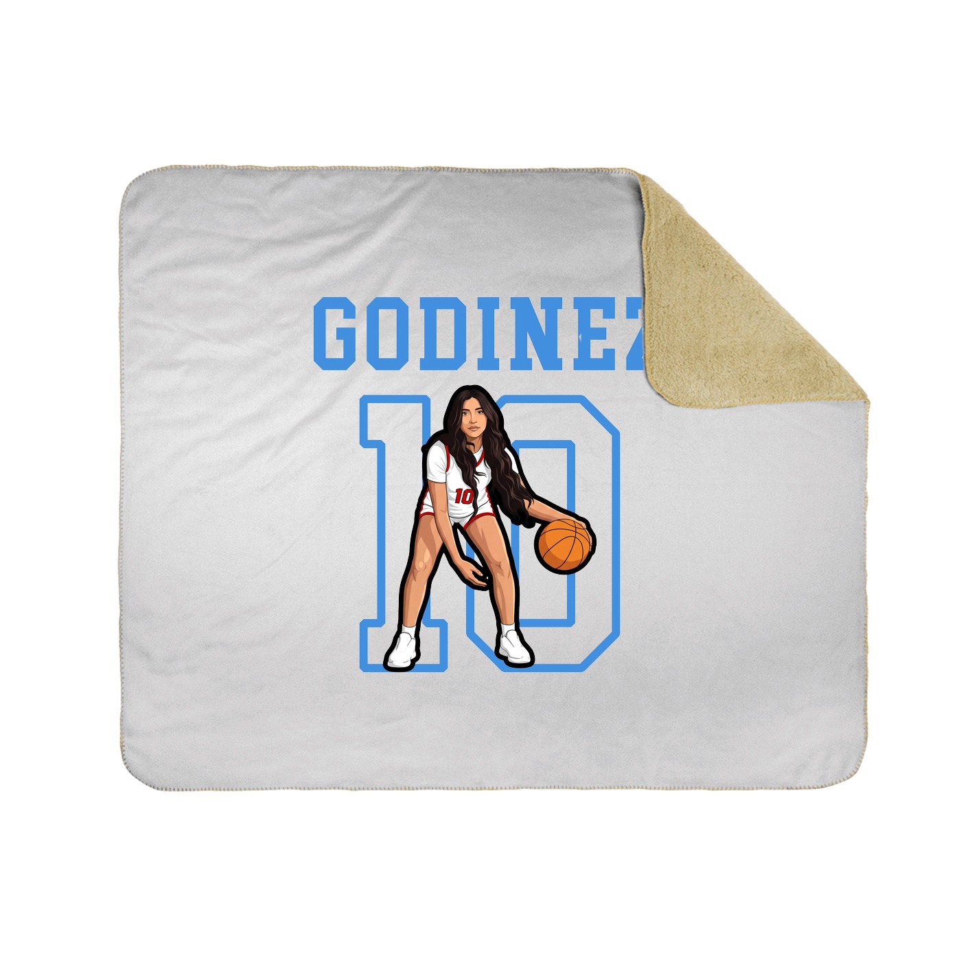 Throw Blanket — Shirsey in White