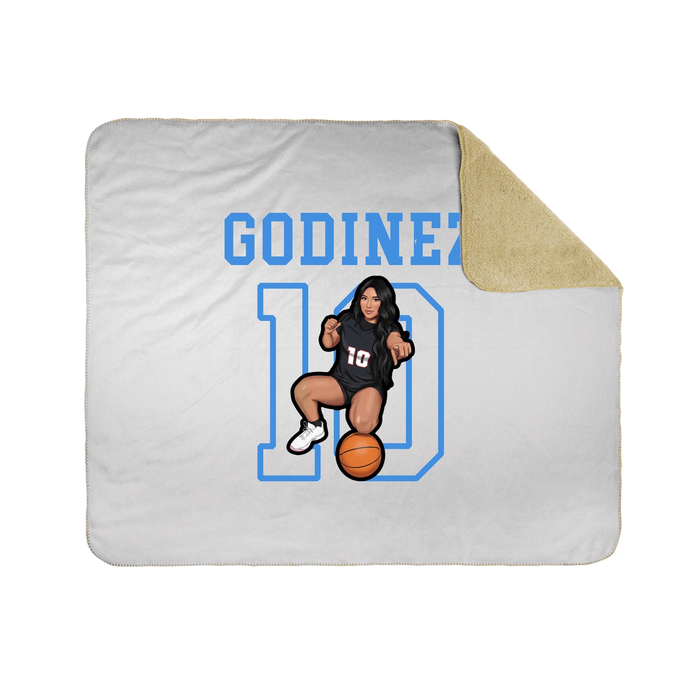 Throw Blanket — Shirsey in White