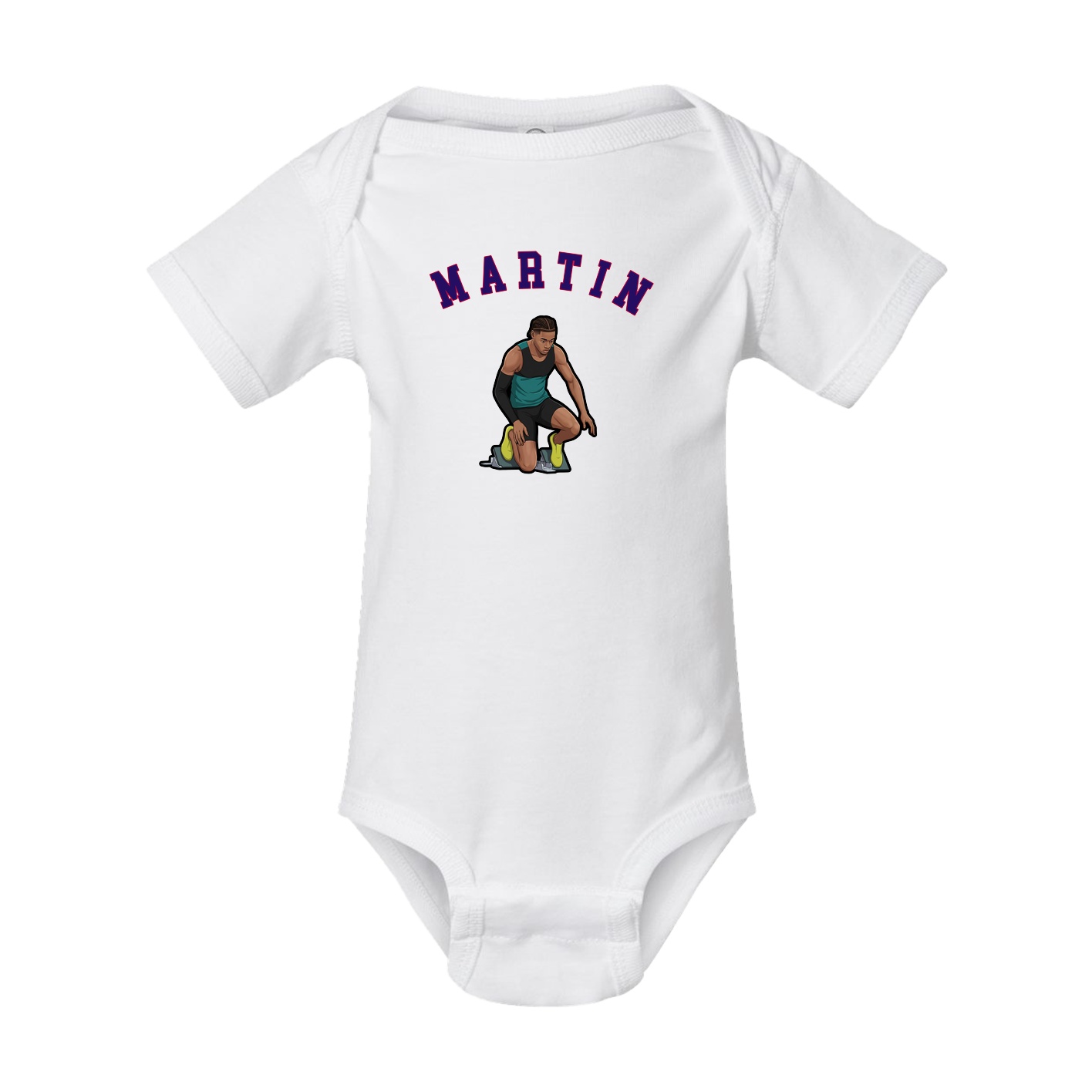 Baby Onesie — Shirsey Arch in White
