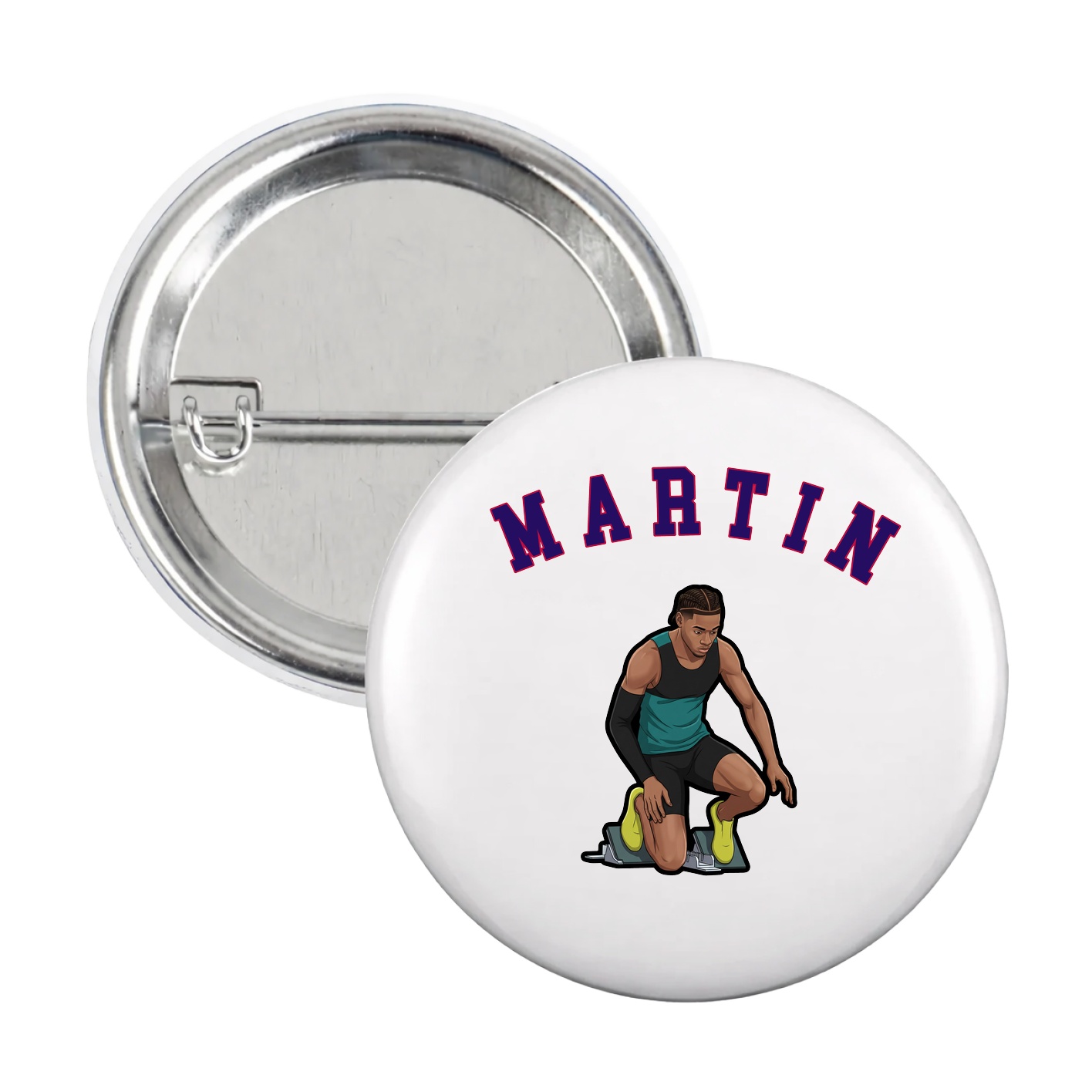 Game Day Button — Shirsey Arch in White
