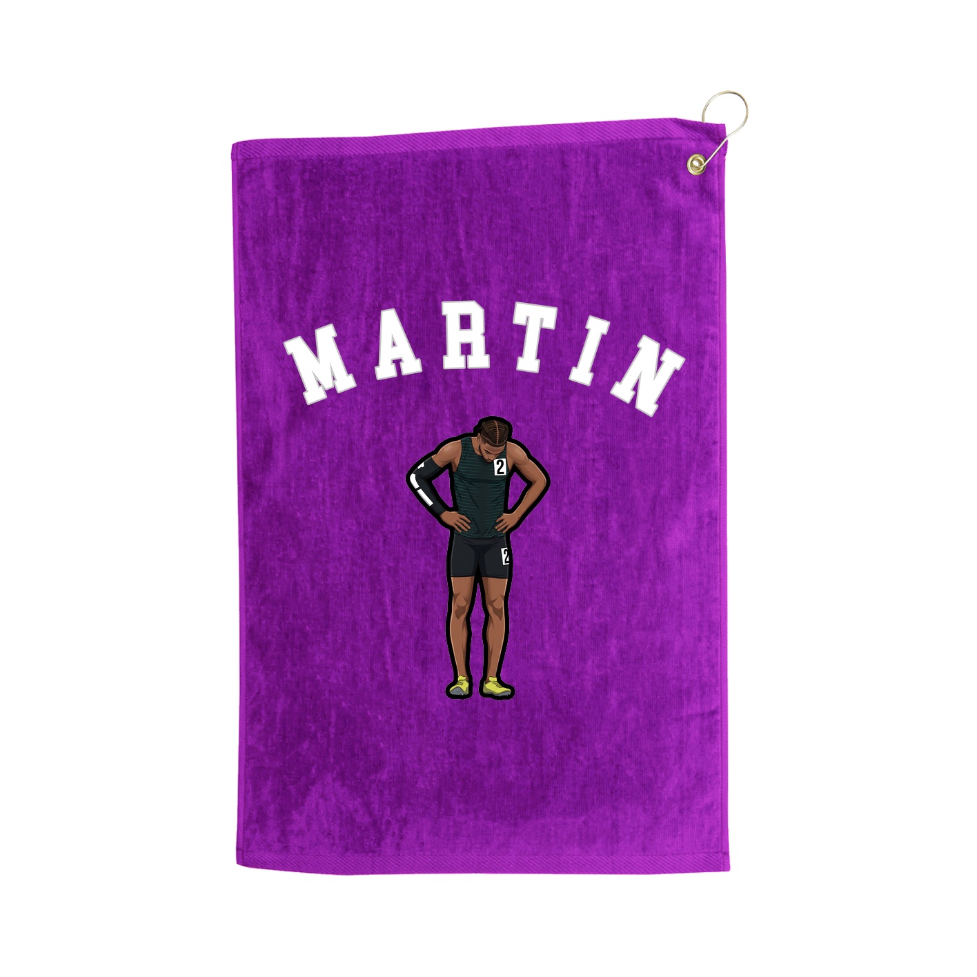 Golf Towel — Shirsey Arch in Purple