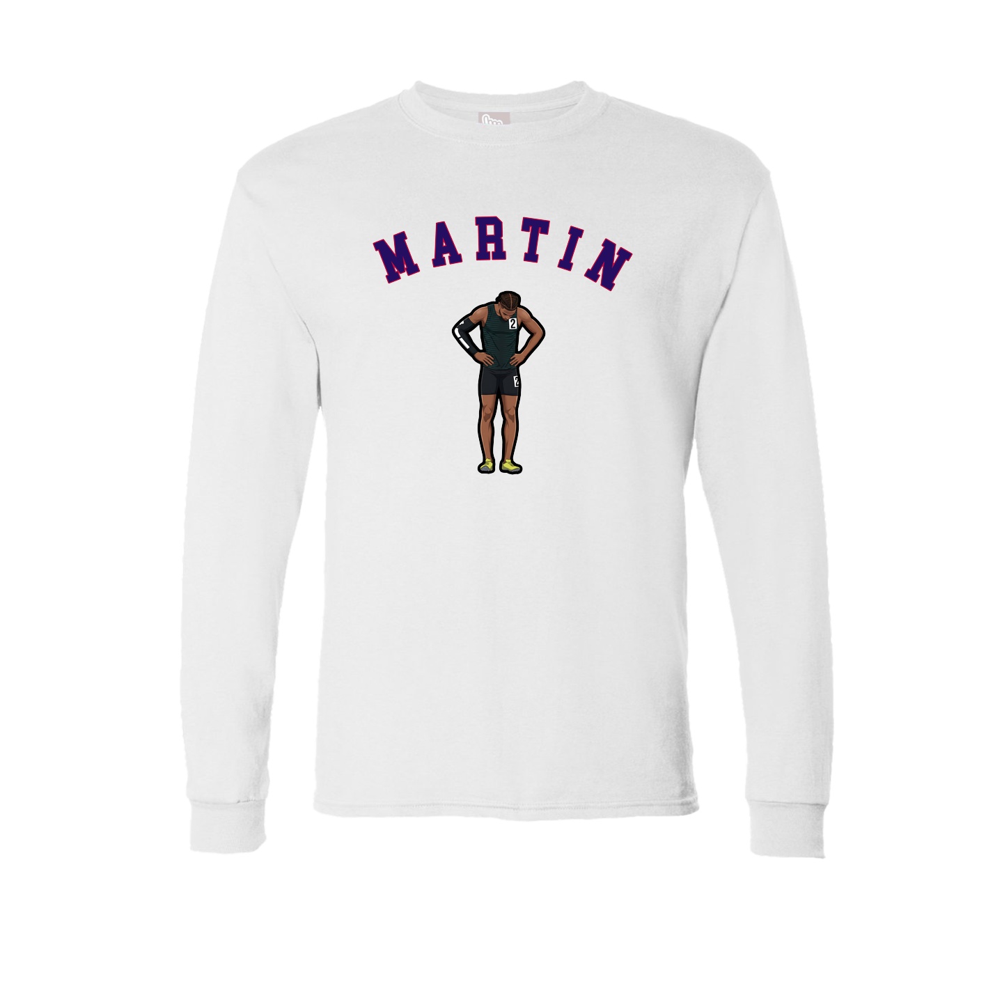 Long Sleeve Tee — Shirsey Arch in White