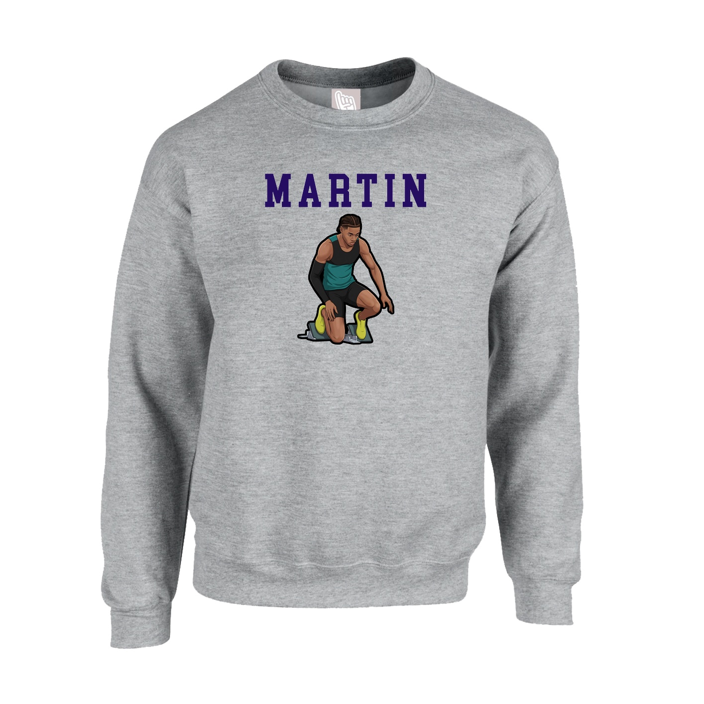 Fleece Crew — Shirsey in Grey