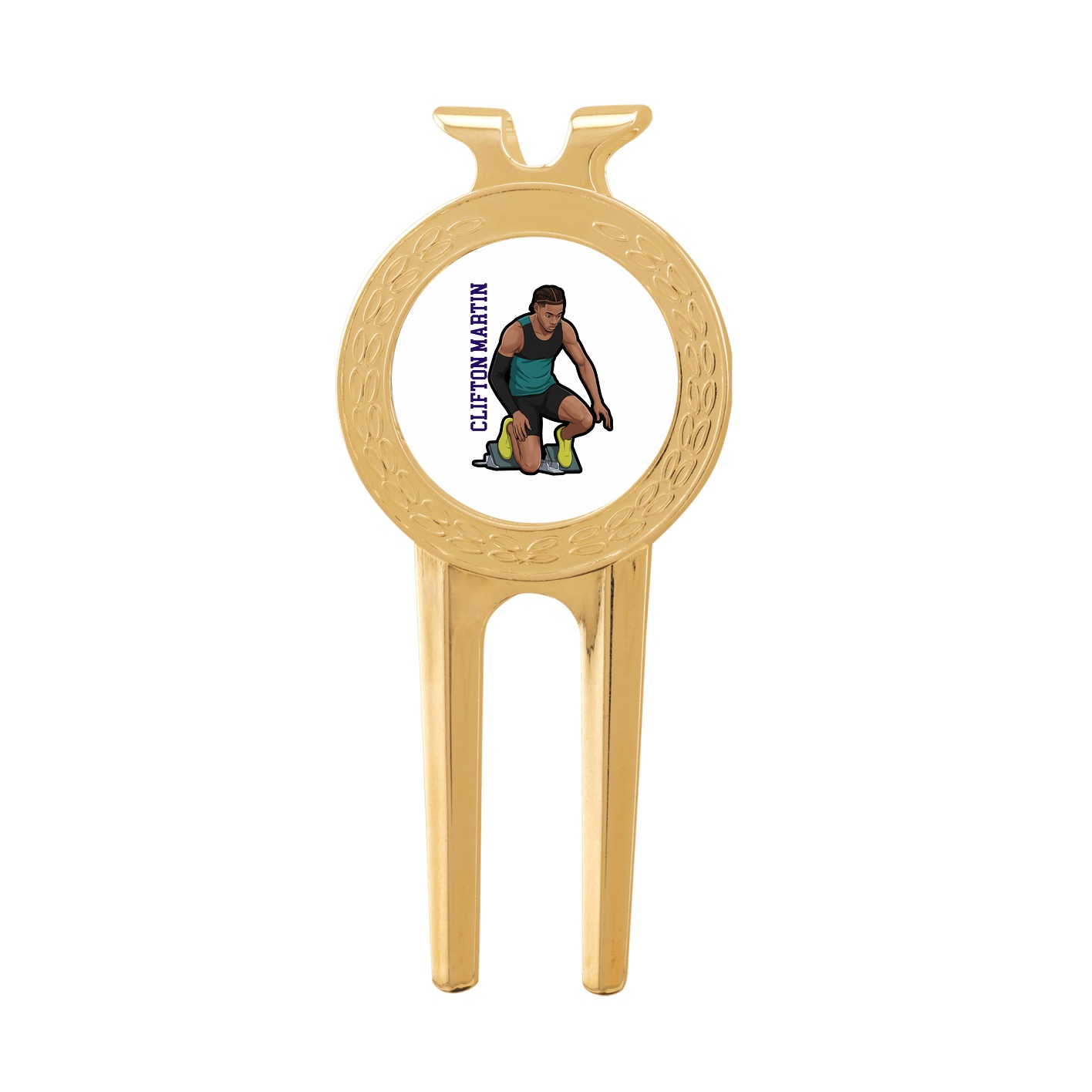 Divot Tool with Ball Marker — Name Vertical in Classic