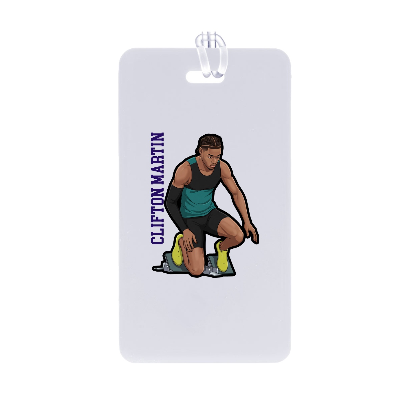 Bag Tag — Name Vertical in Classic