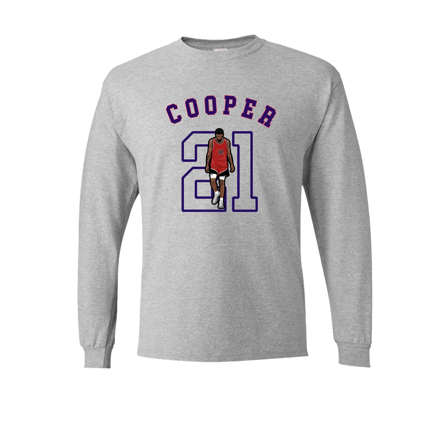 Long Sleeve Tee — Shirsey Arch in Grey