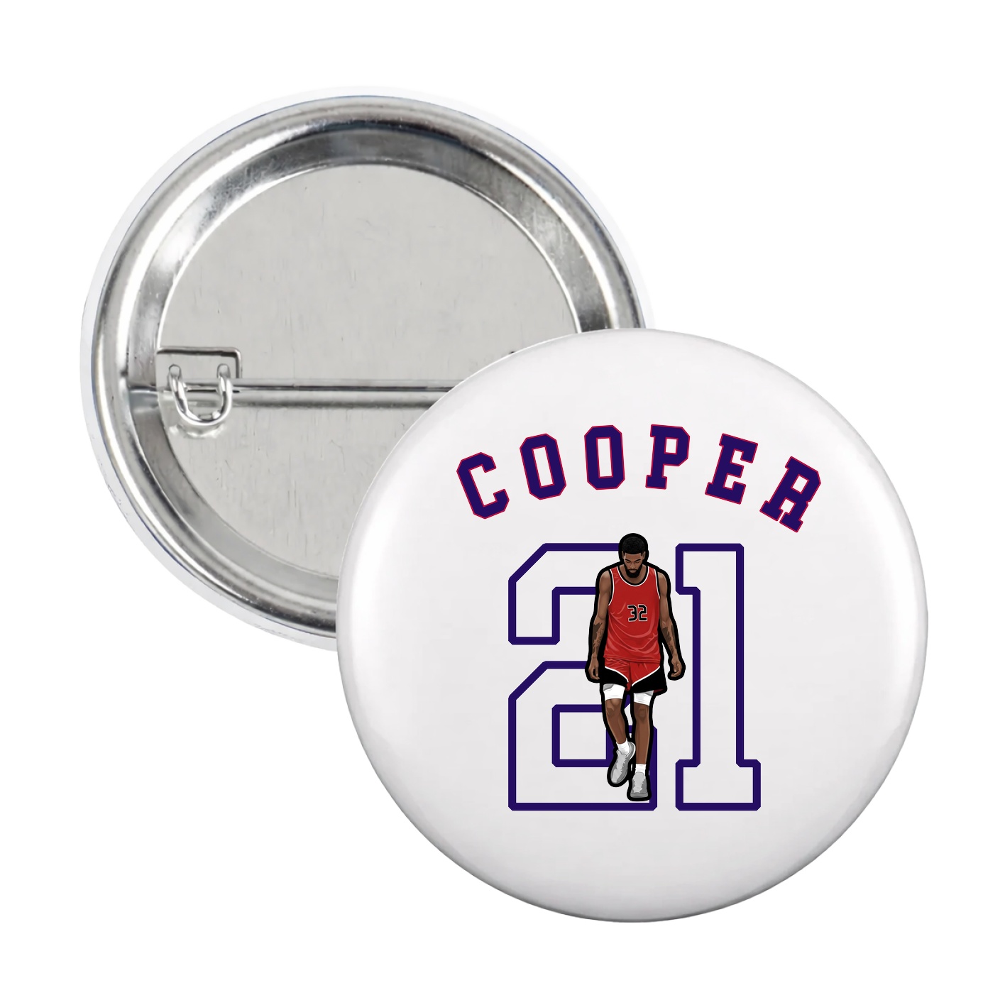 Game Day Button — Shirsey Arch in White
