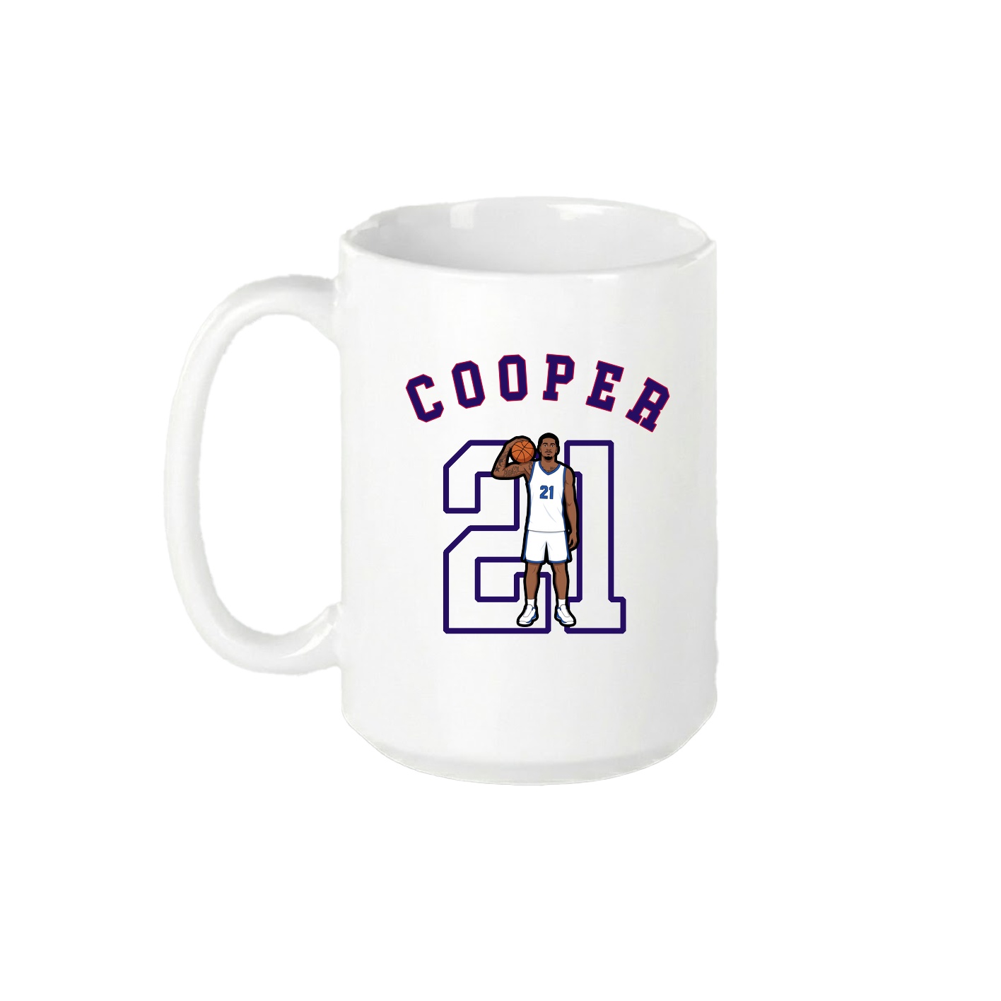 15oz Coffee Mug — Shirsey Arch in White