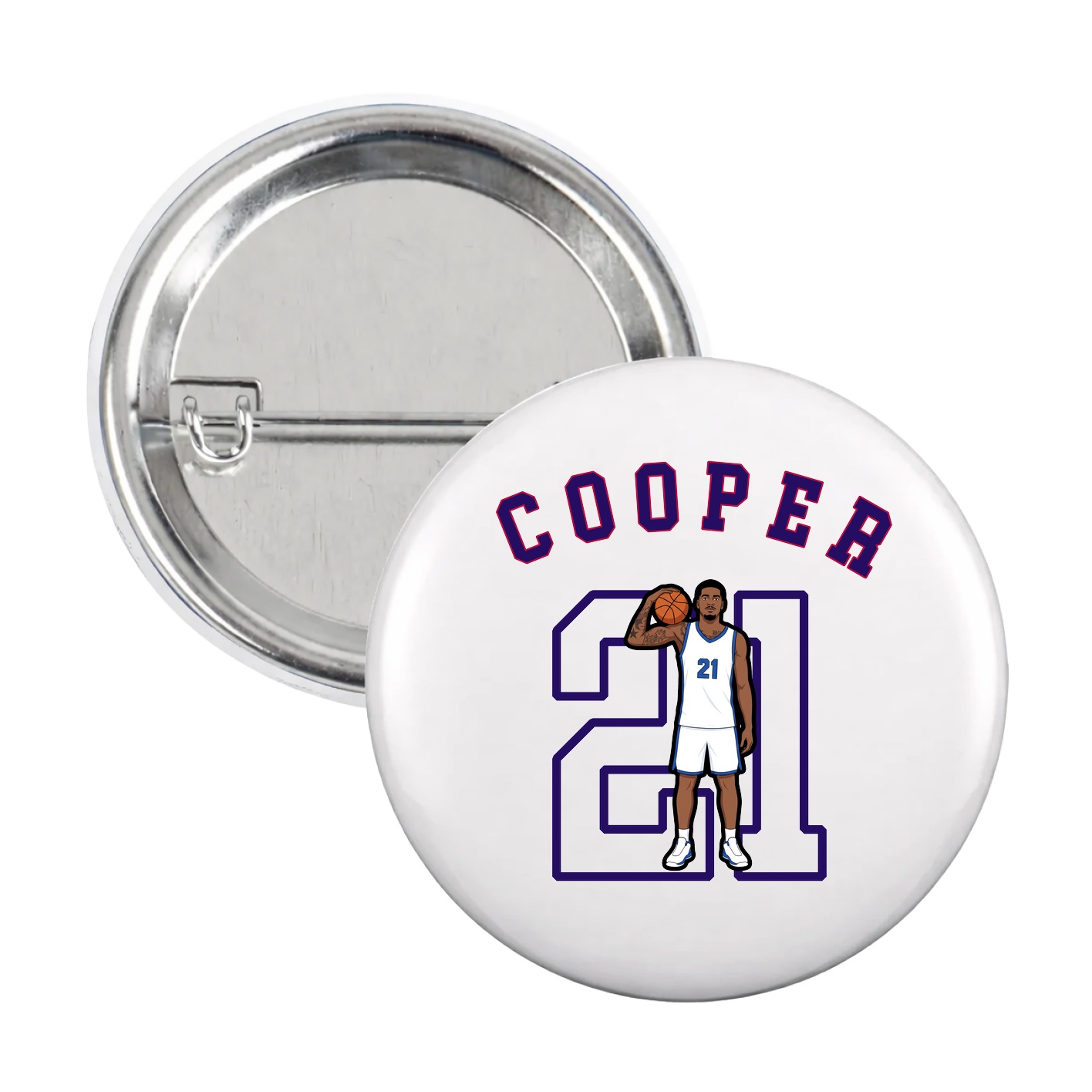 Game Day Button — Shirsey Arch in White