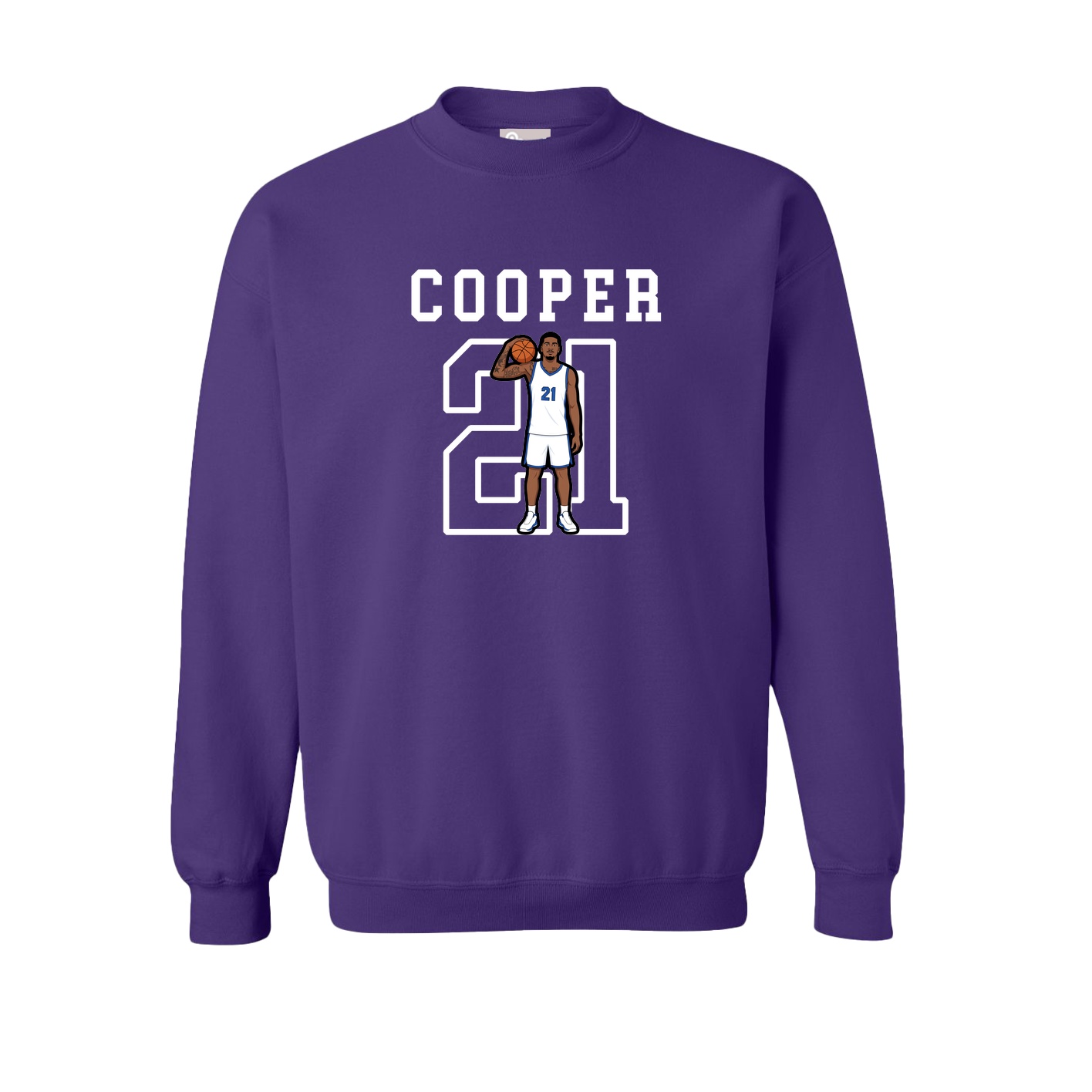 Fleece Crew — Shirsey in Purple