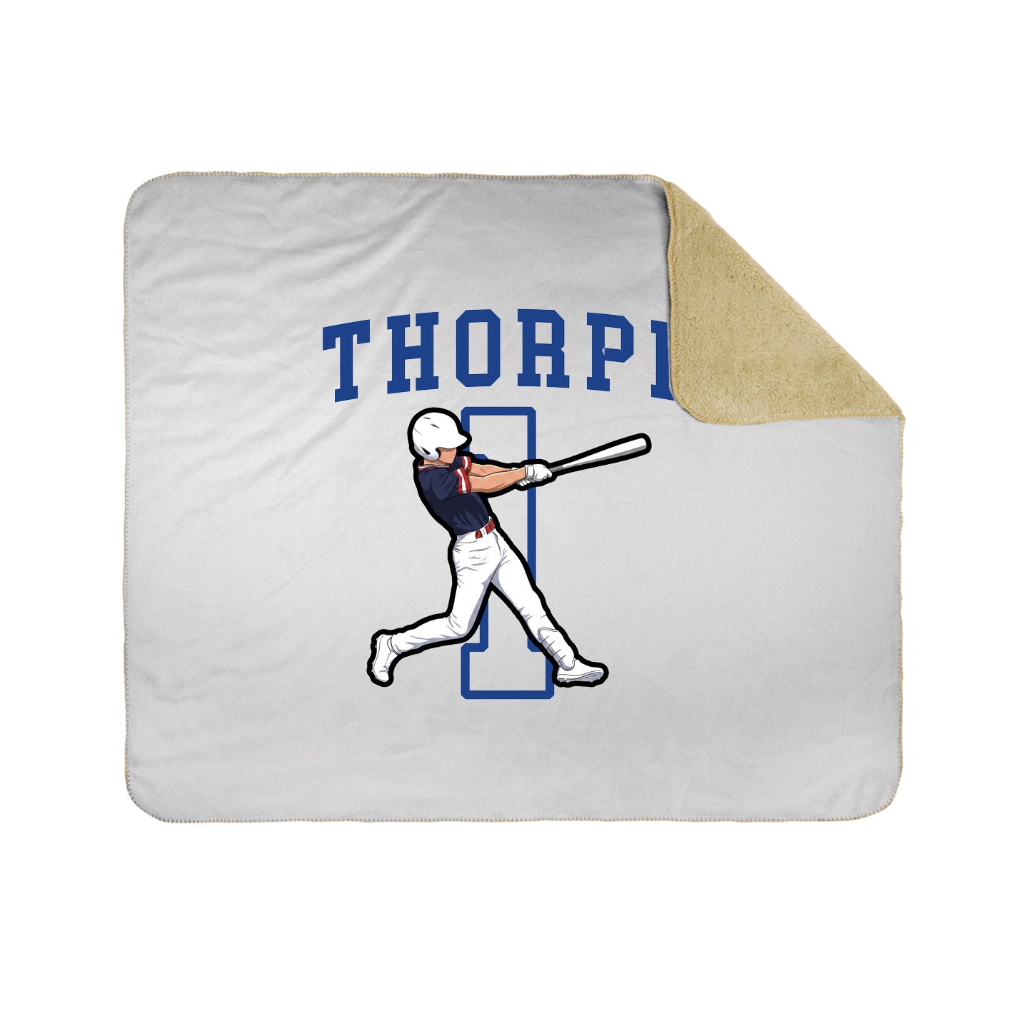 Throw Blanket — Shirsey in White