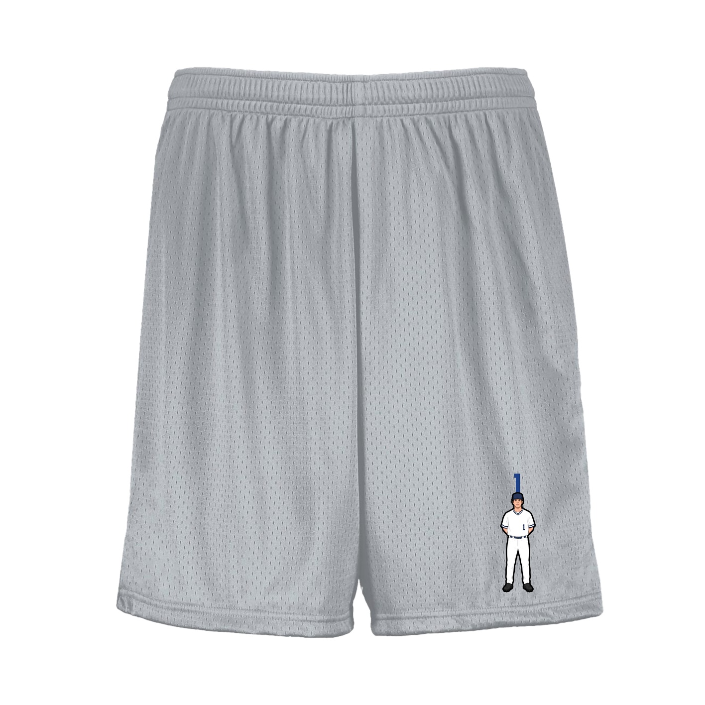 Shorts — Number Top in Silver