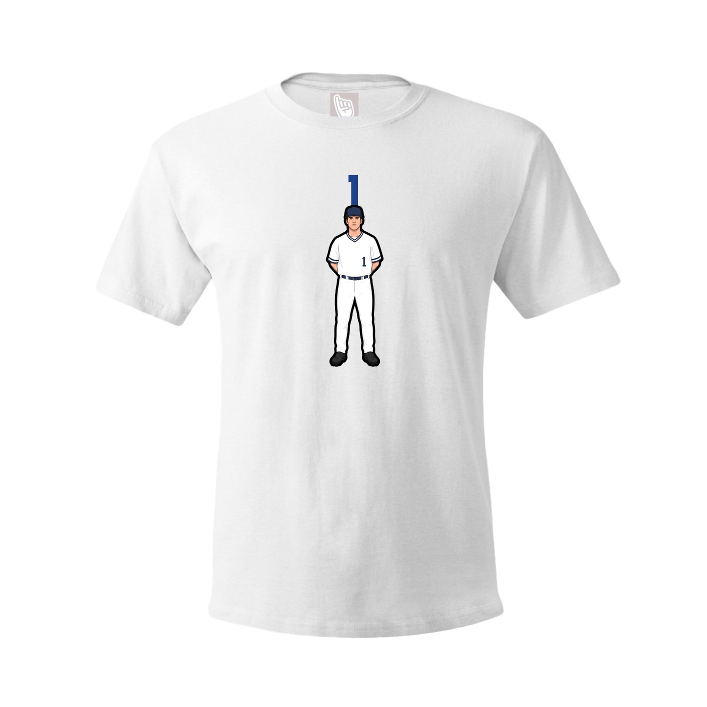 Tee — Number Top in White