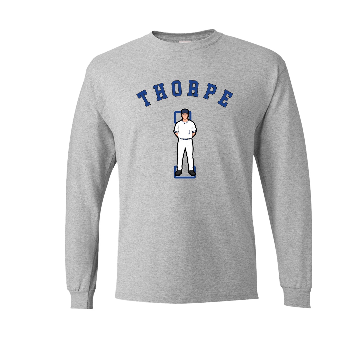 Long Sleeve Tee — Shirsey Arch in Grey