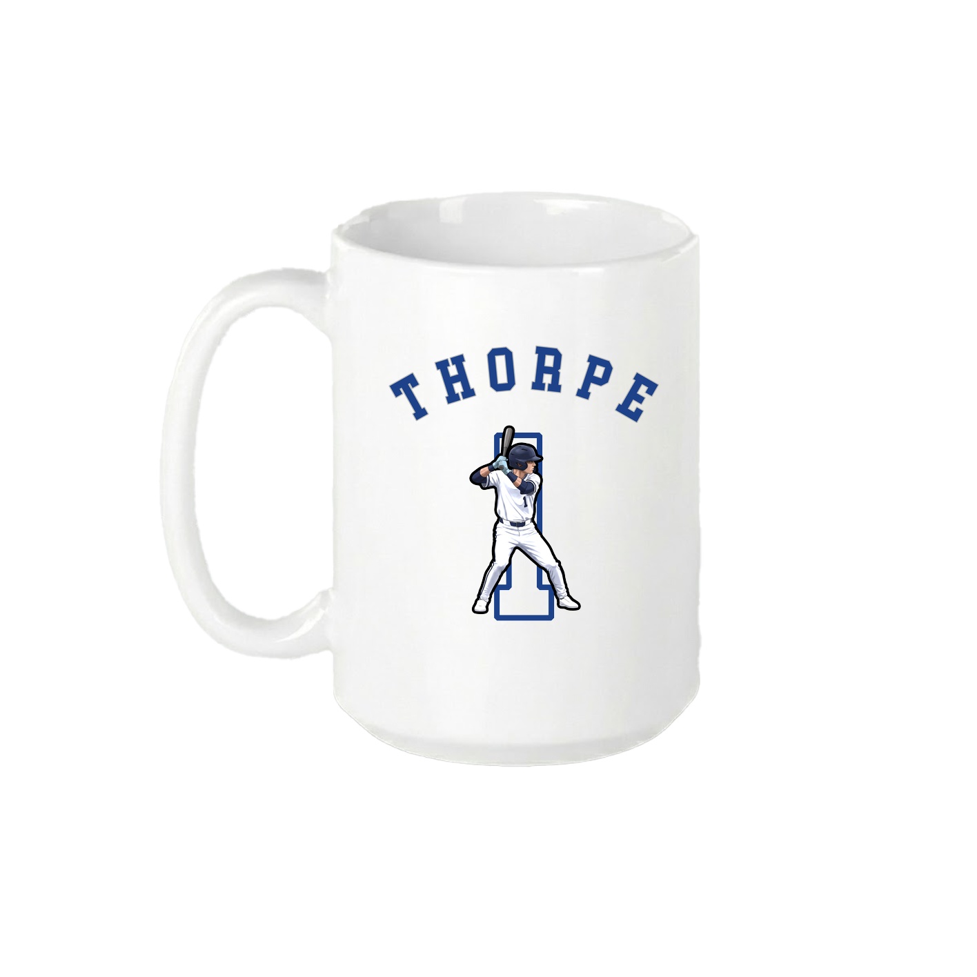 15oz Coffee Mug — Shirsey Arch in White