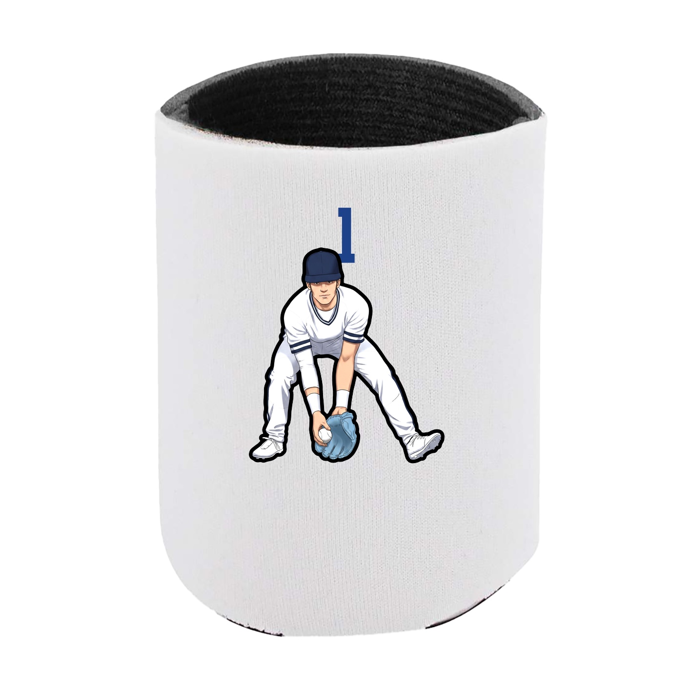 Can Holder — Number Top in White