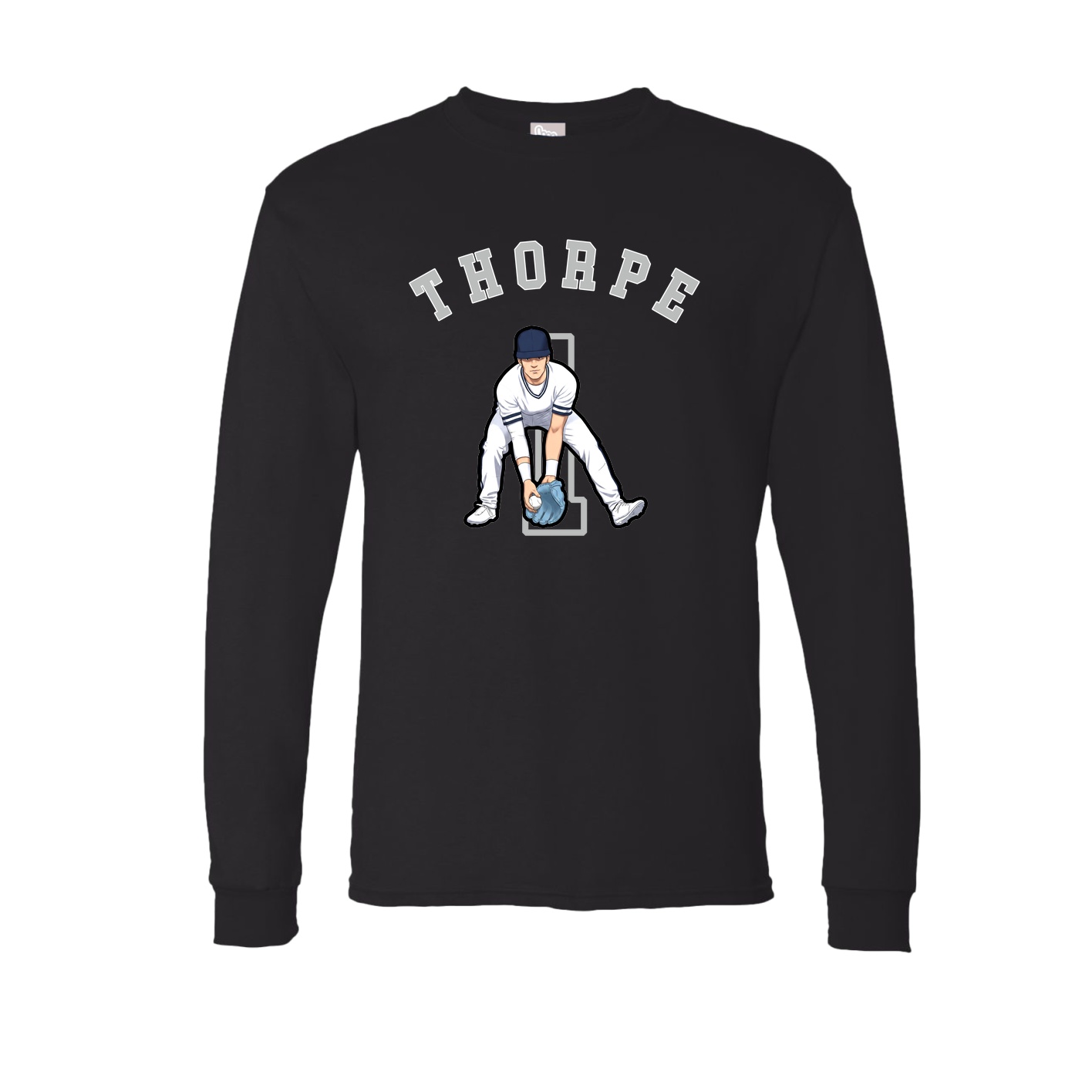 Long Sleeve Tee — Shirsey Arch in Black