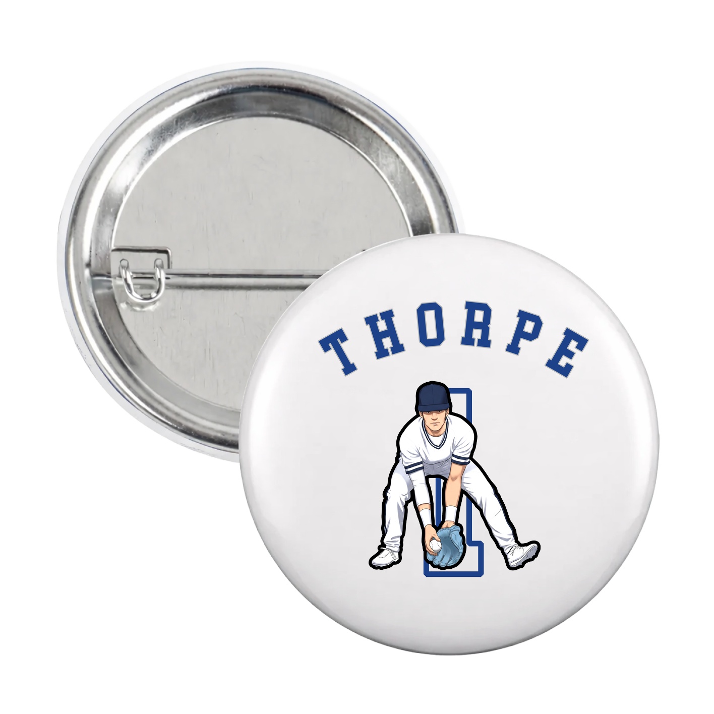 Game Day Button — Shirsey Arch in White