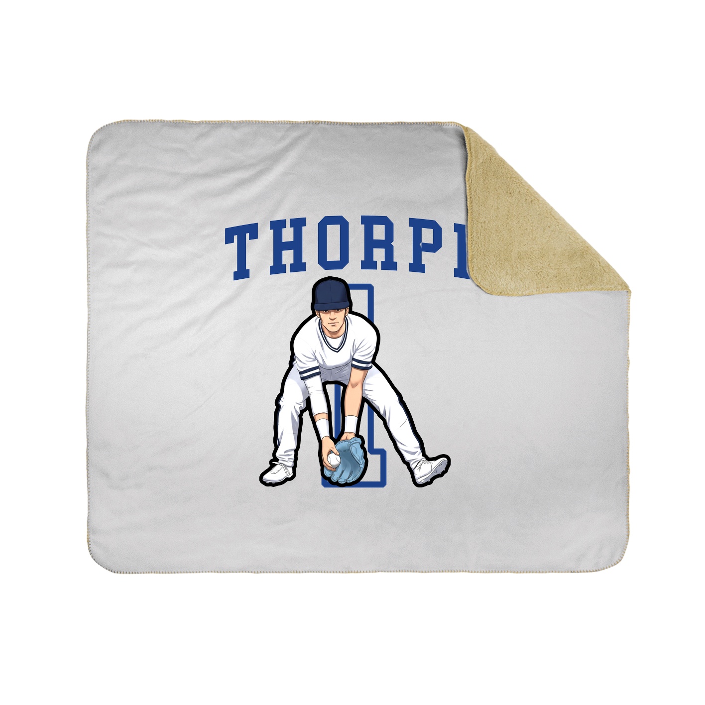 Throw Blanket — Shirsey in White