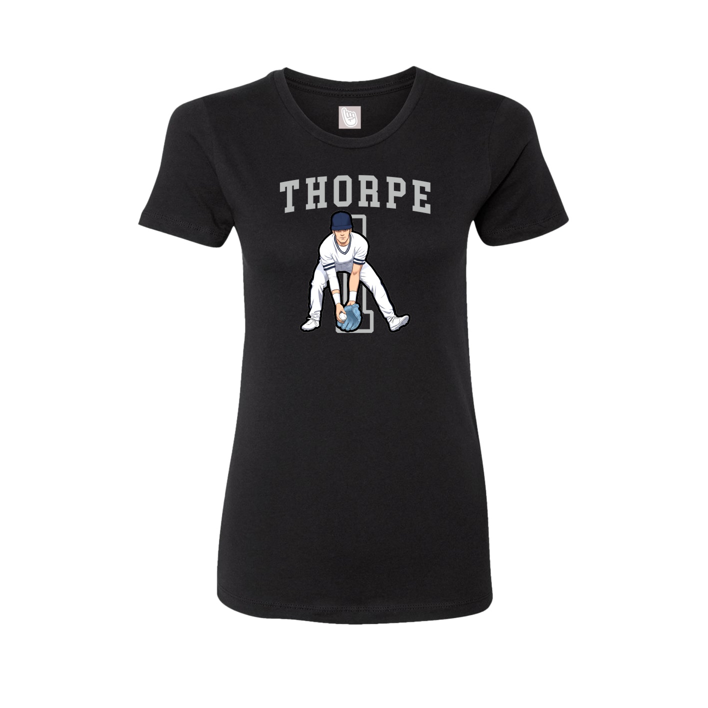 Fitted Women's Tee — Shirsey in Black