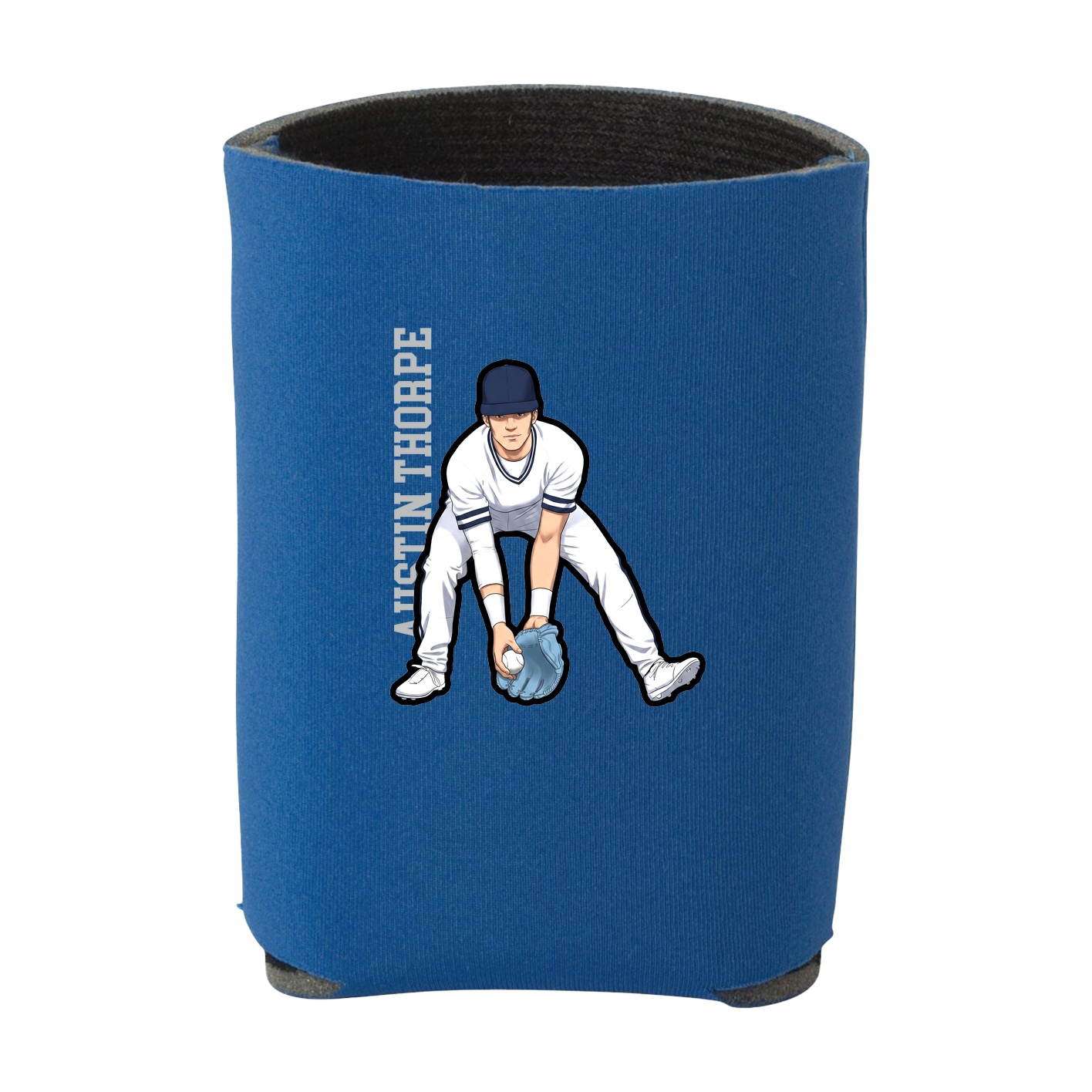 Can Holder — Name Vertical in Royal