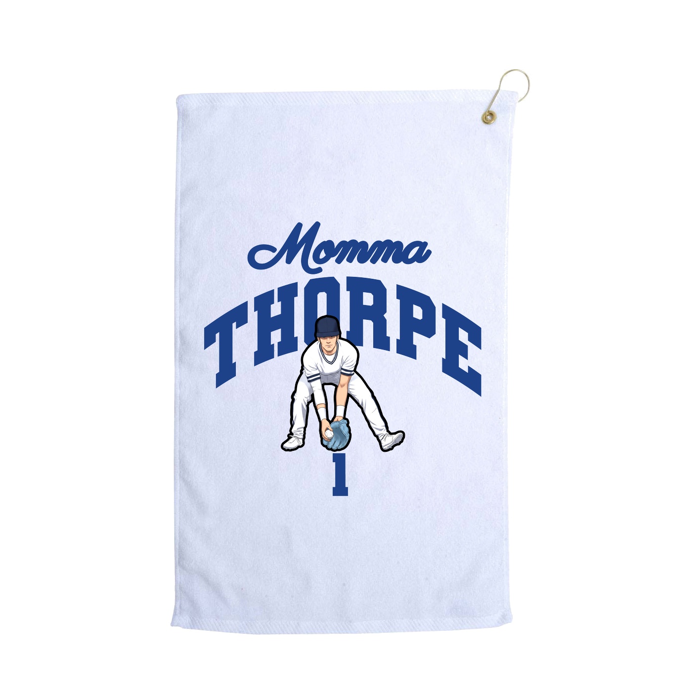Golf Towel — Mothers Day Arch in White