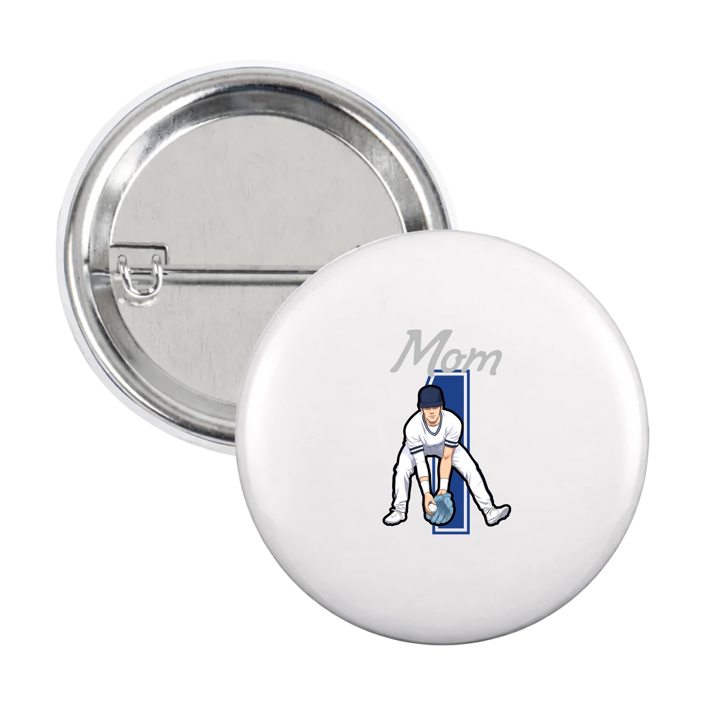 Game Day Button — Mothers Day Shirsey in White