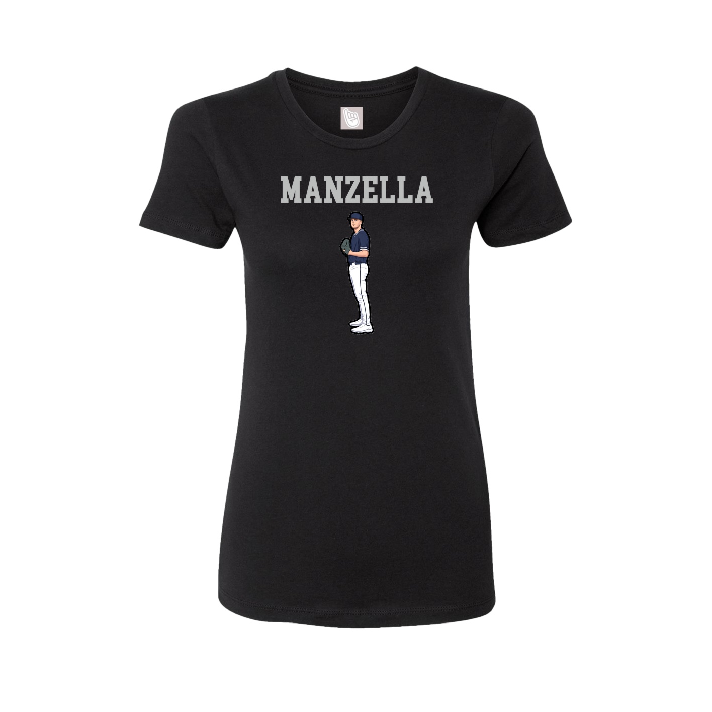 Fitted Women's Tee — Shirsey in Black