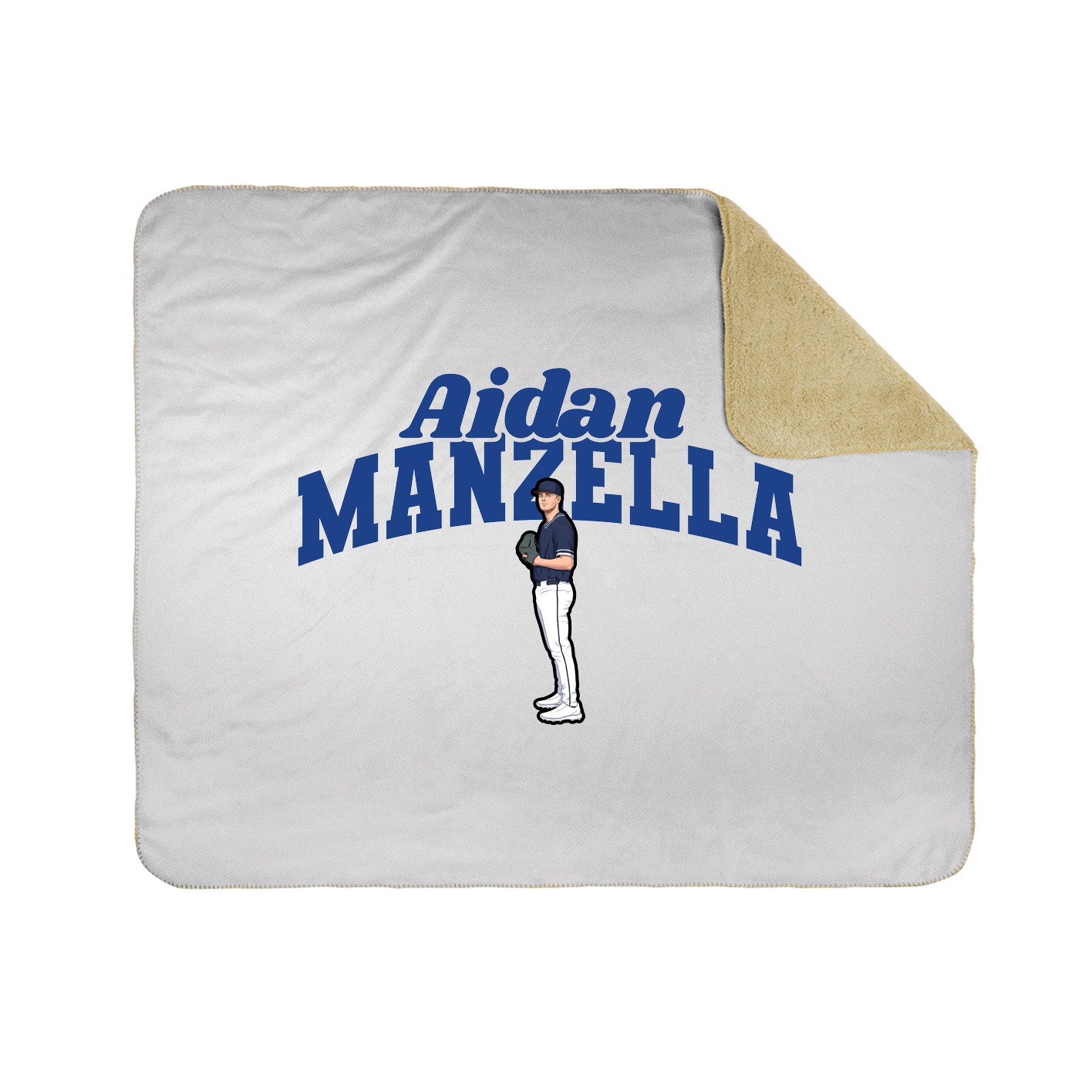Throw Blanket — Signature Arch in White