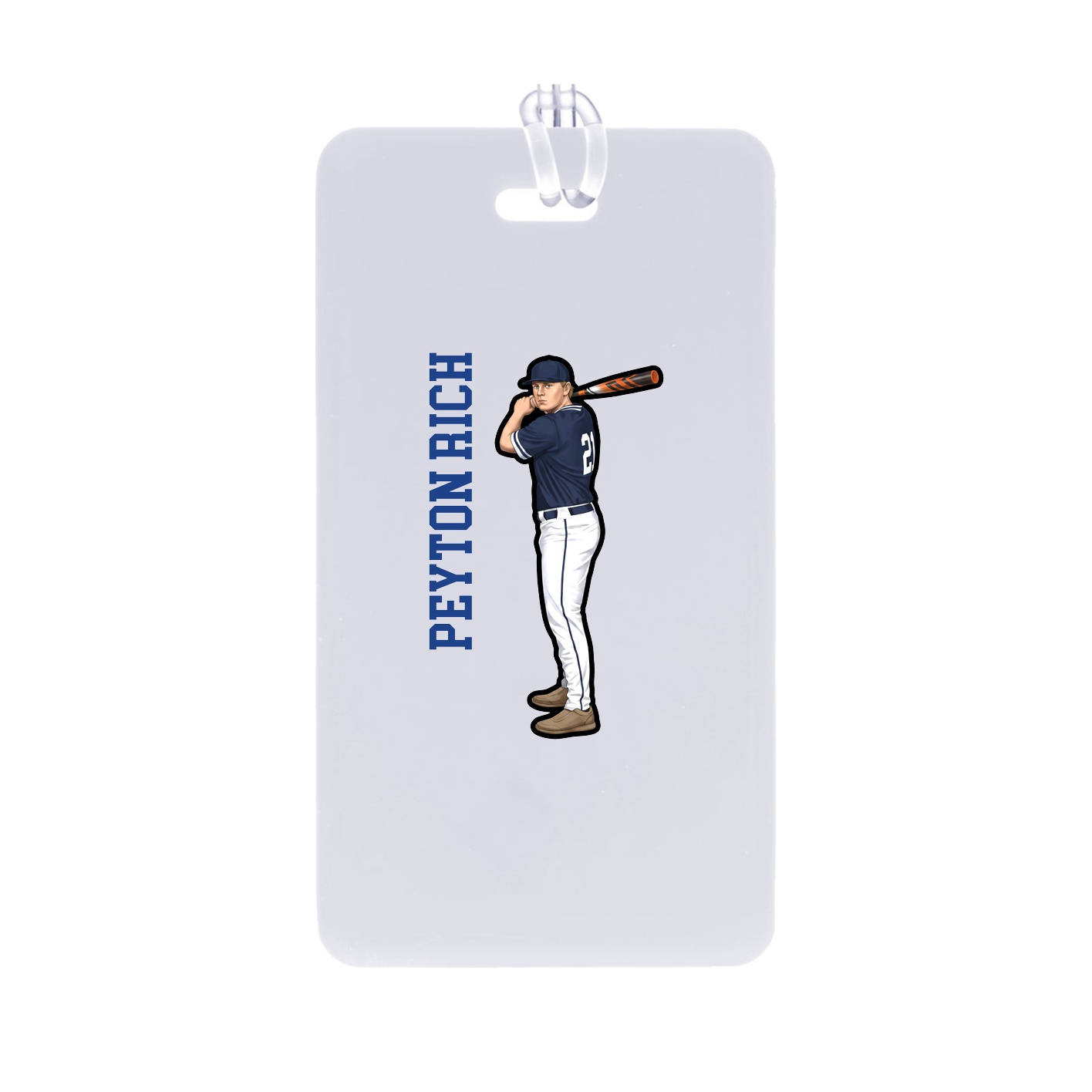 Bag Tag — Name Vertical in Classic