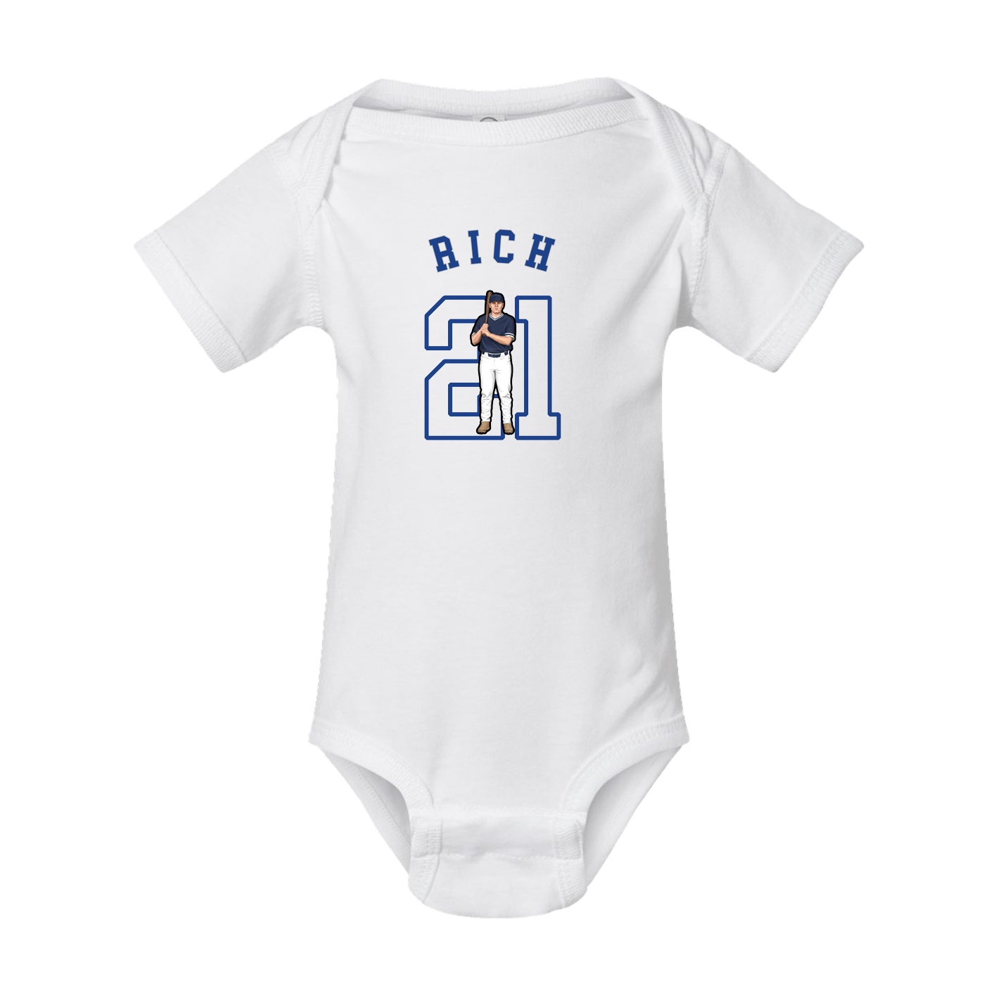 Baby Onesie — Shirsey Arch in White