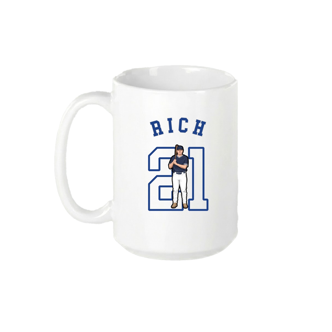 15oz Coffee Mug — Shirsey Arch in White
