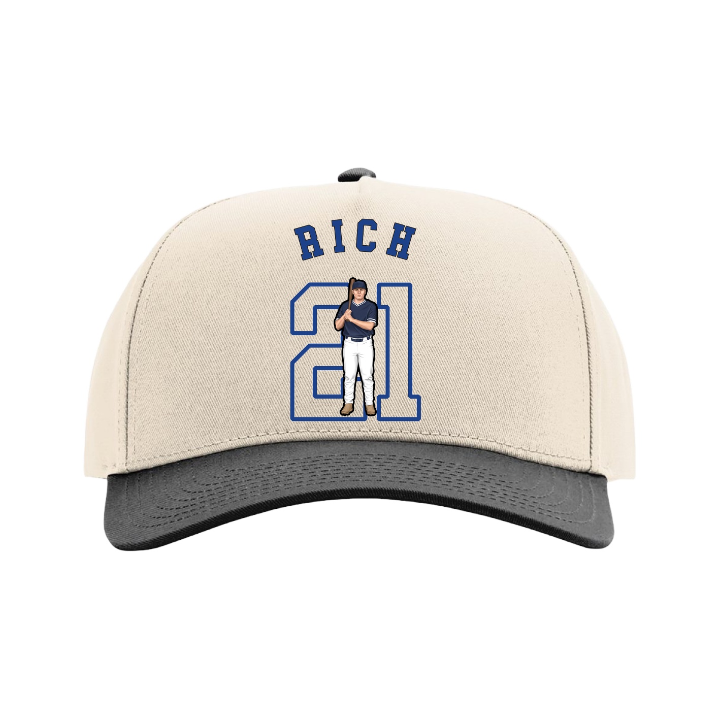 Full Fabric Five-Panel Champ Cap