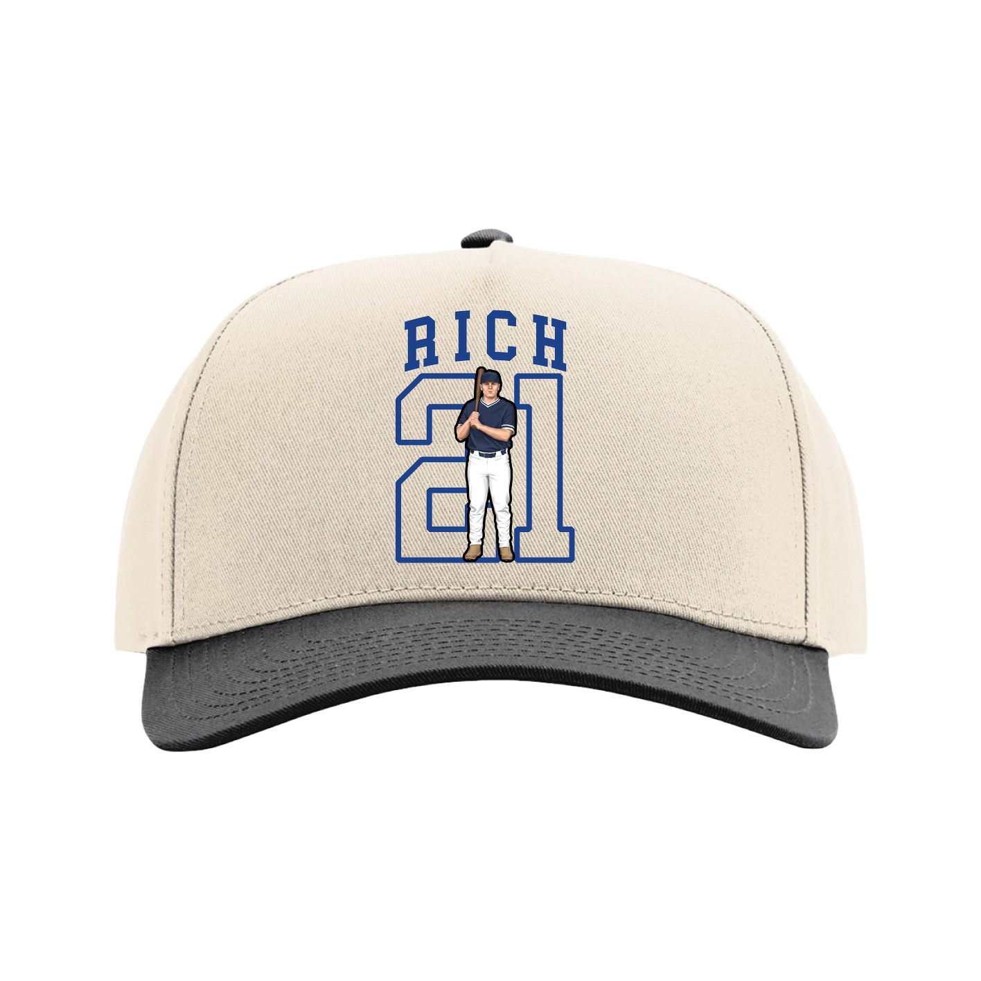 Full Fabric Five-Panel Champ Cap