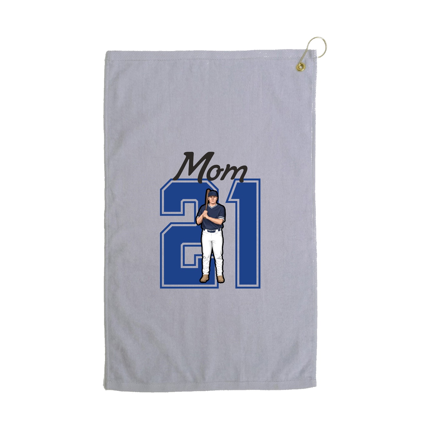 Golf Towel — Mothers Day Shirsey in Grey