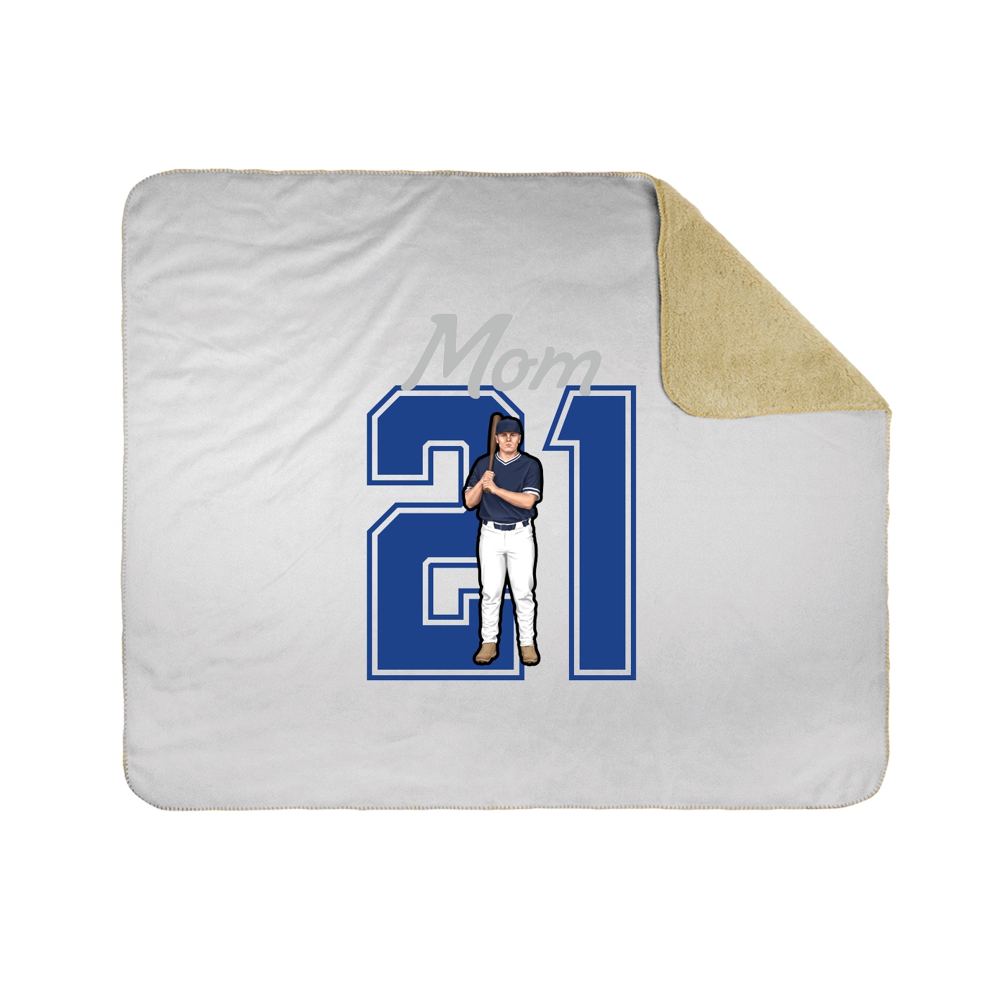 Throw Blanket — Mothers Day Shirsey in White