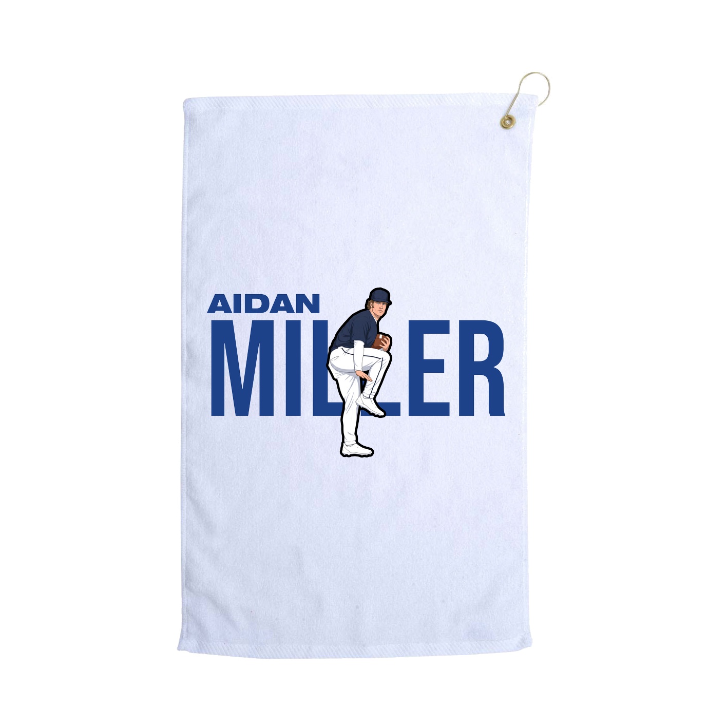 Golf Towel — Player Name in White
