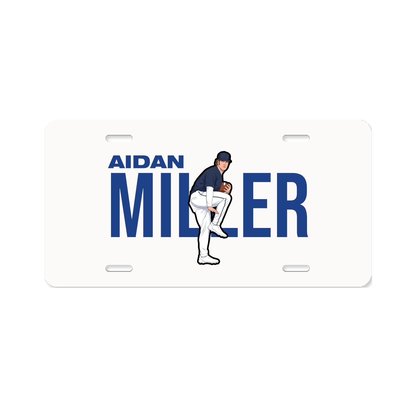 License Plate — Player Name in Classic