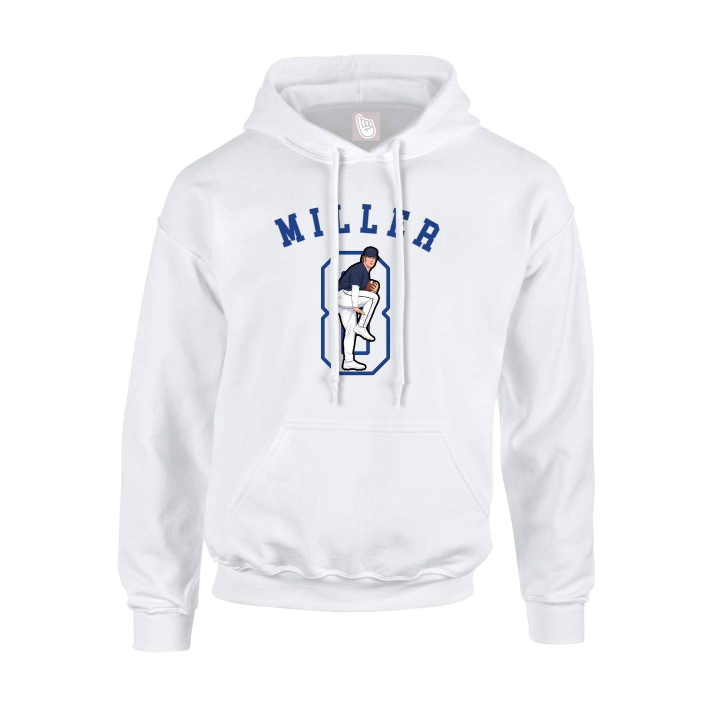 Hoodie — Shirsey Arch in White