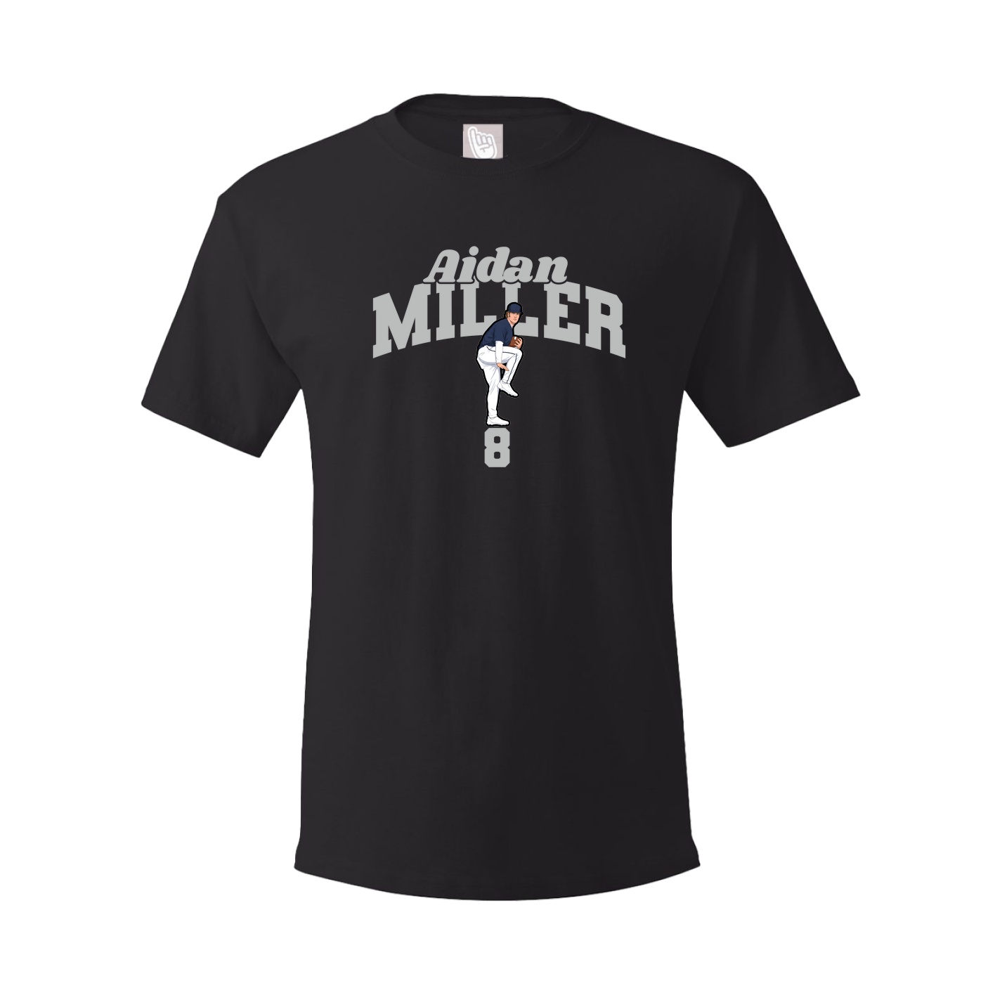 Youth Tee — Signature Arch in Black
