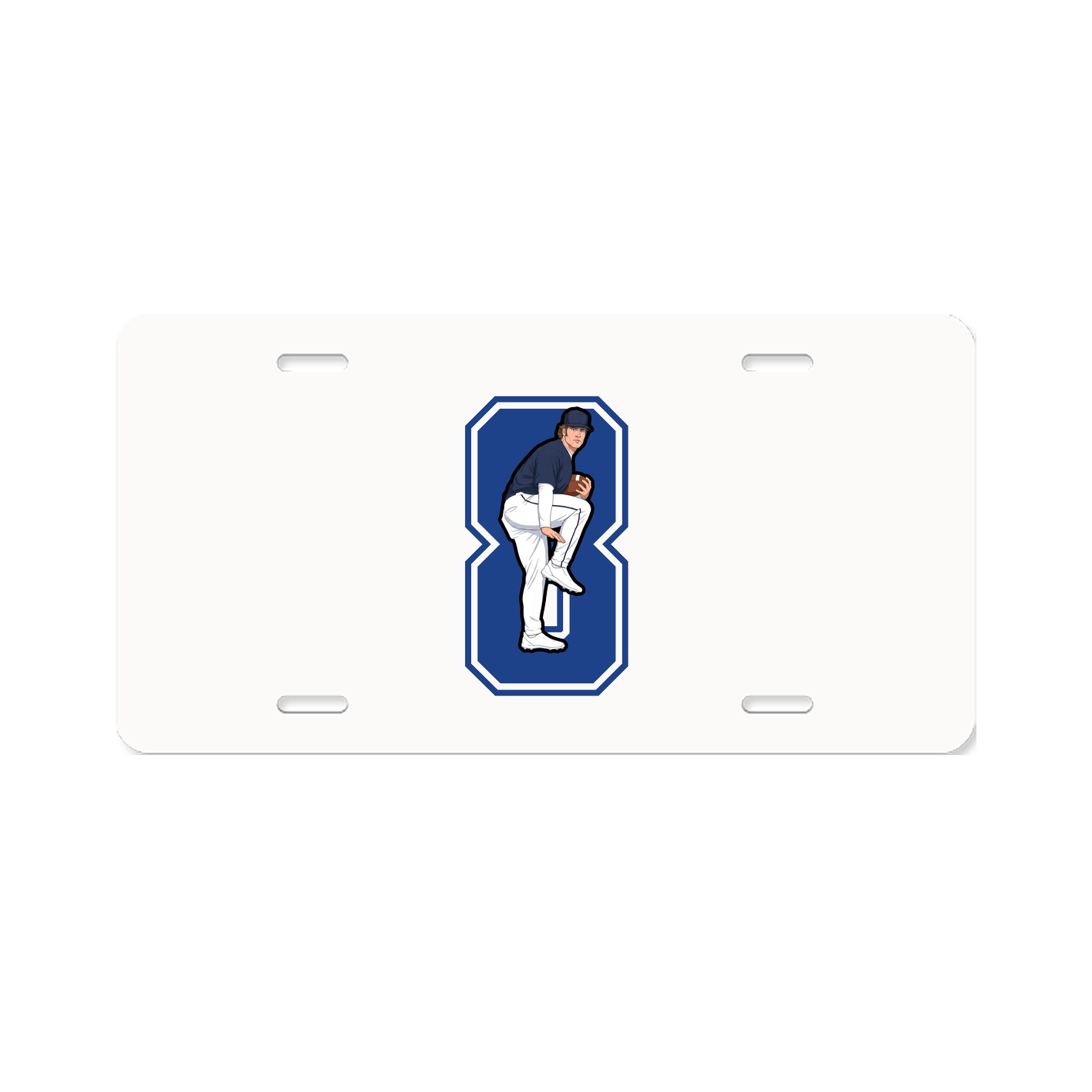License Plate — Number in Classic