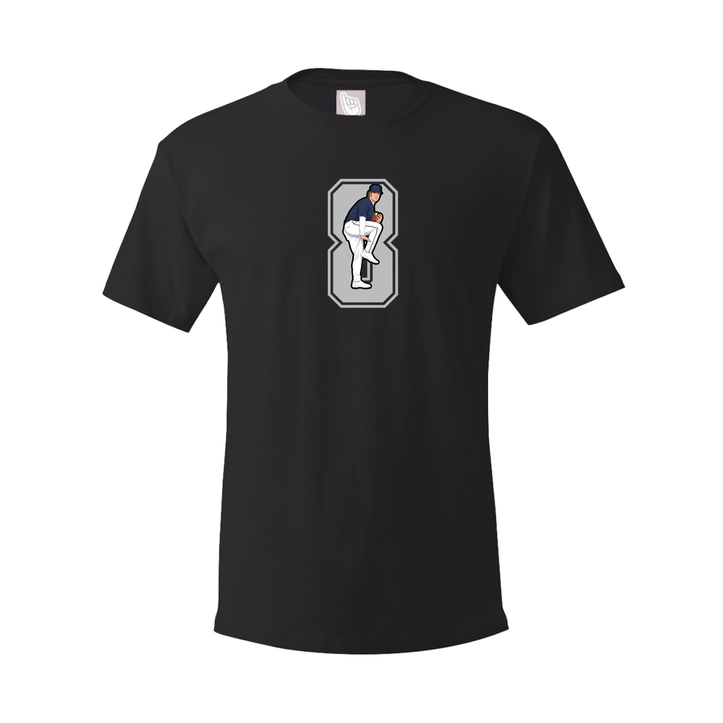 Youth Tee — Number in Black