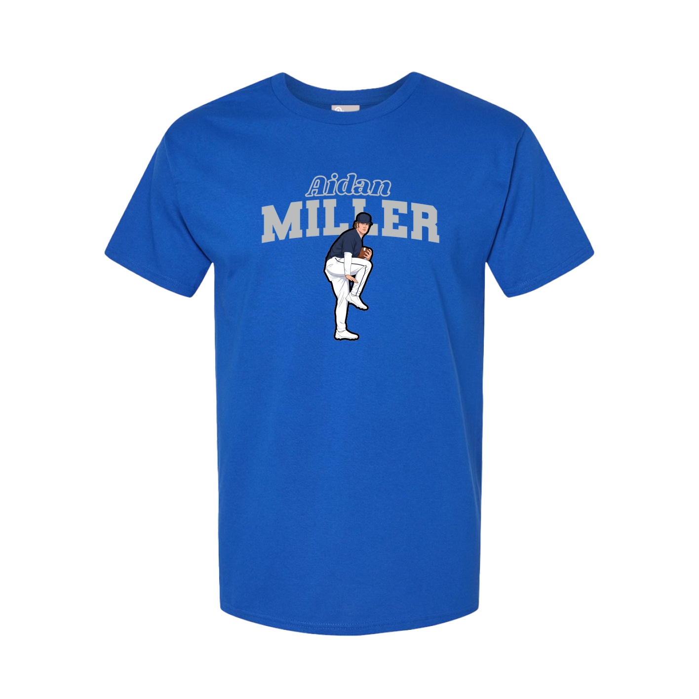 Youth Tee — Name Arch in Royal