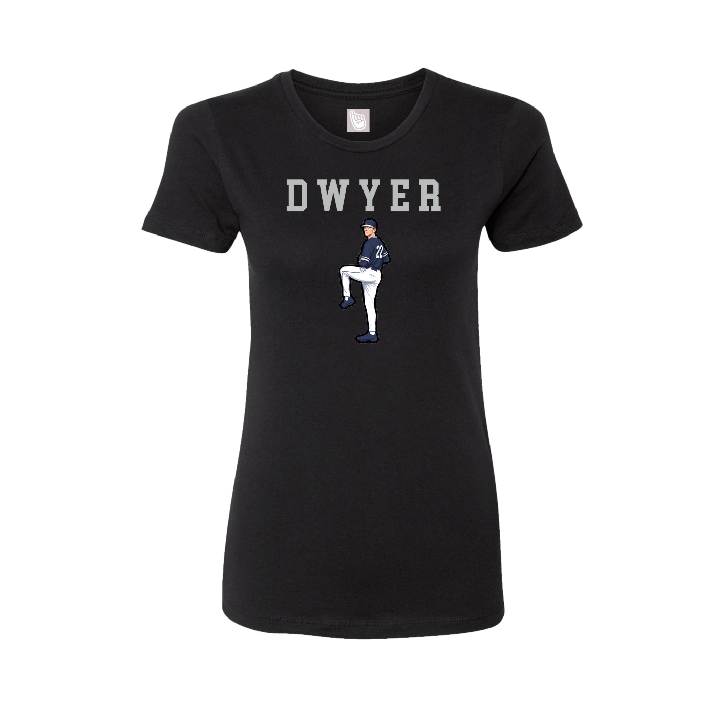 Fitted Women's Tee — Shirsey in Black