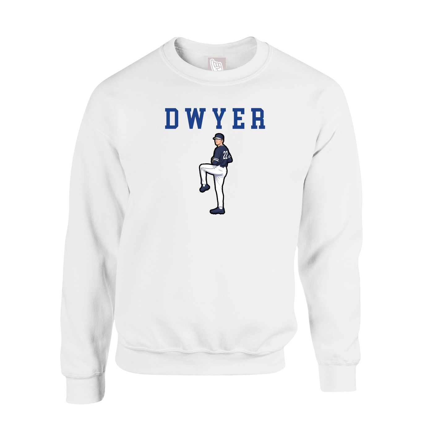Fleece Crew — Shirsey in White