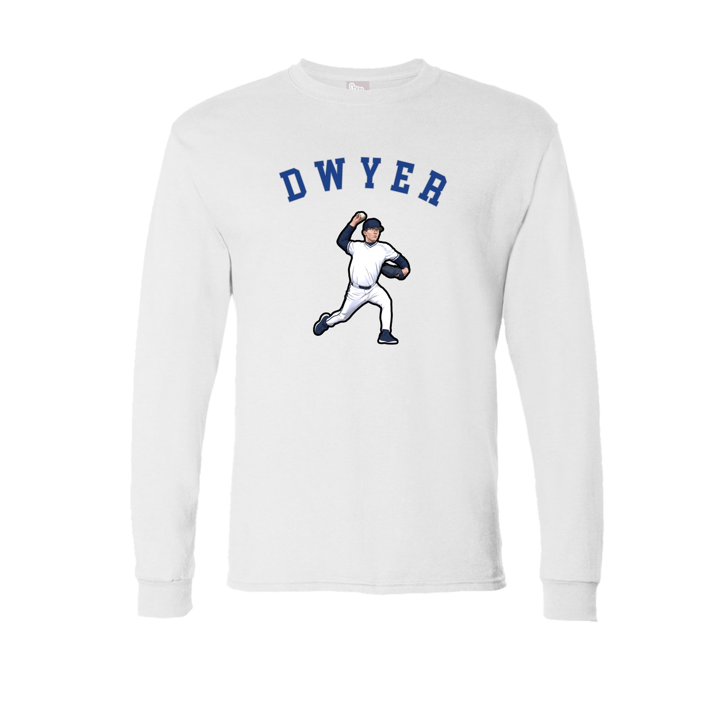 Long Sleeve Tee — Shirsey Arch in White