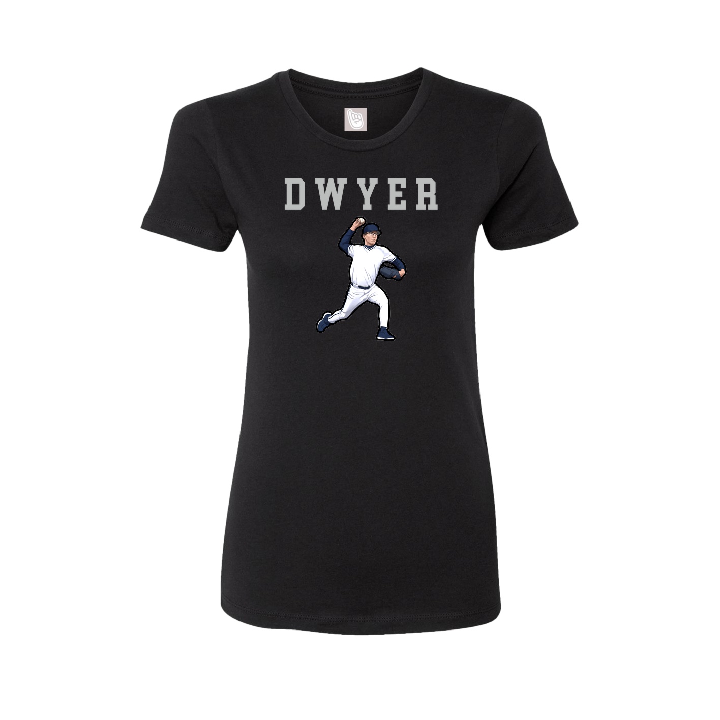 Fitted Women's Tee — Shirsey in Black